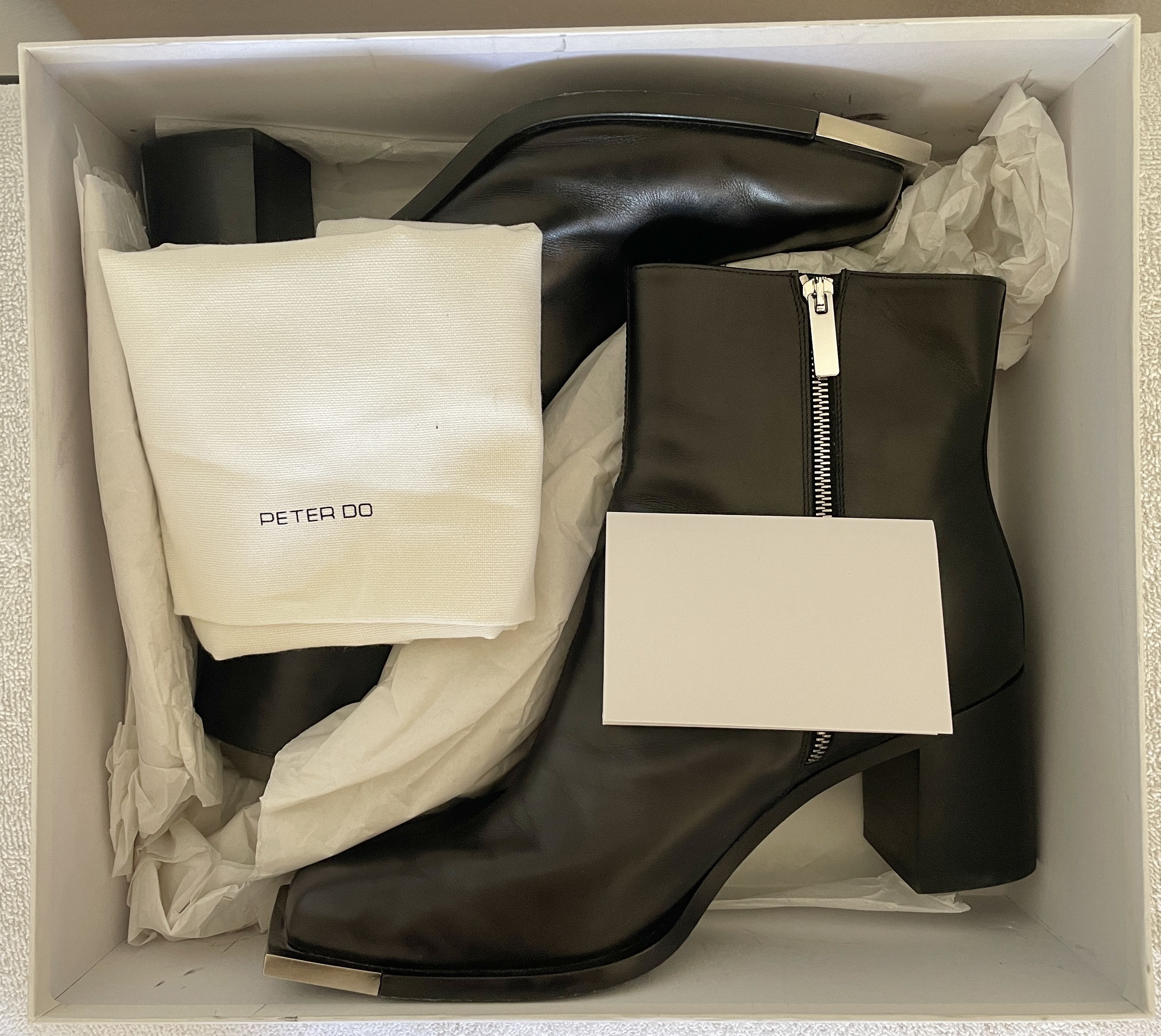 Peter Do Rare Size - Everyday Silver Trim Boots Size US 12 / EU 45 - 19 Thumbnail