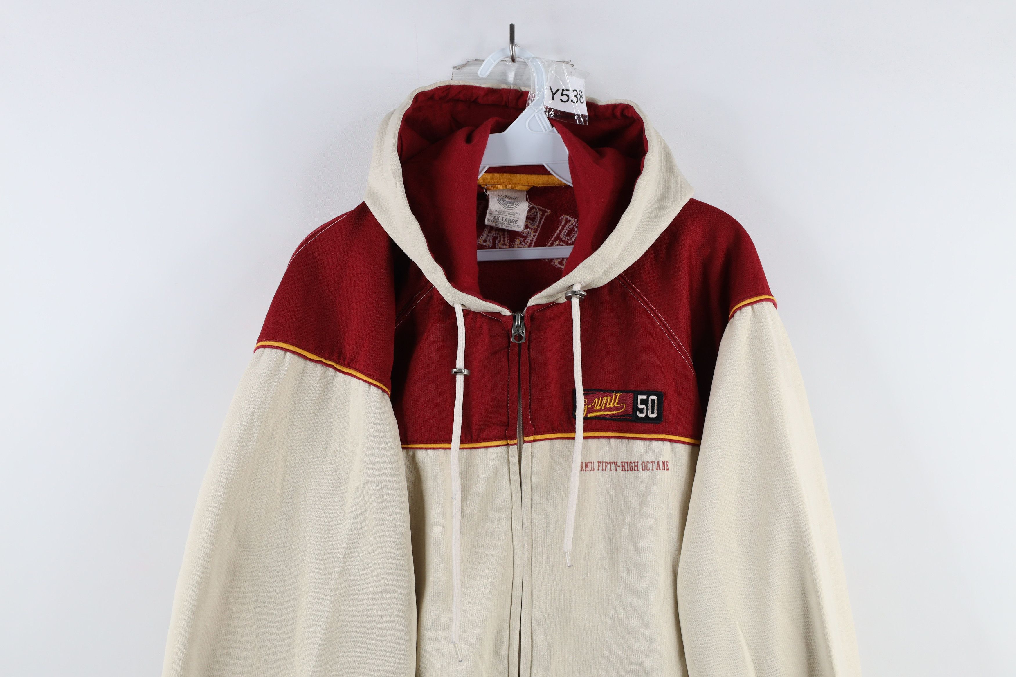 G-Unit × Vintage Vintage G Unit 50 Cent Hop Rap Heavyweight Full Zip Hoodie Size ONE SIZE - 2 Thumbnail