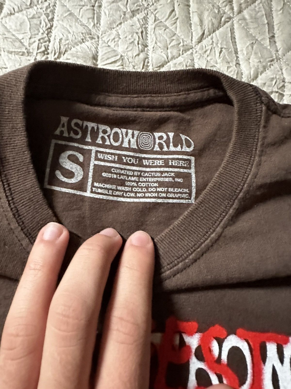 Travis Scott 2018 astrofest smiley tee Size US S / EU 44-46 / 1 - 2 Thumbnail
