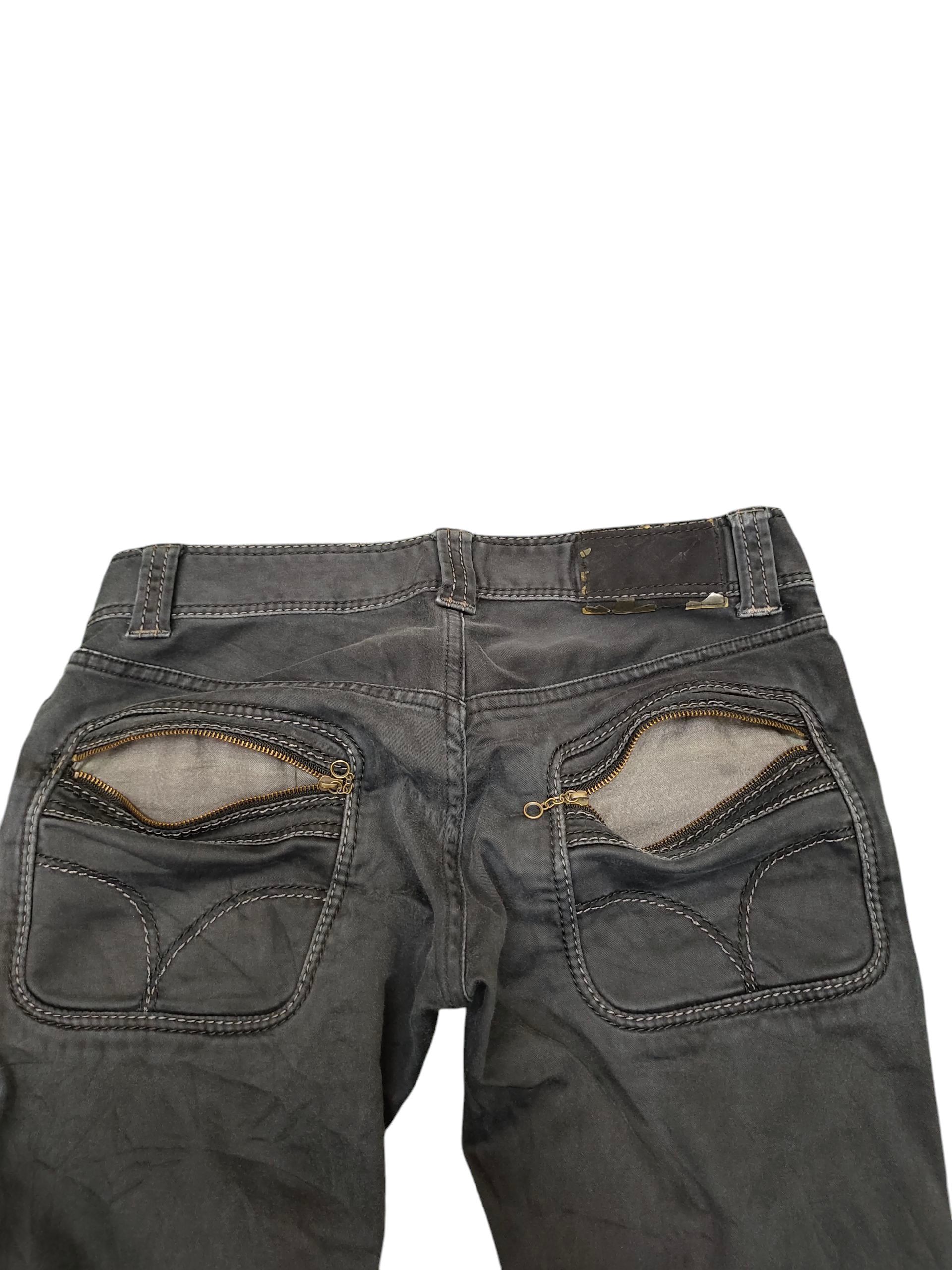 Hysteric Glamour Vintage 90s Hysteric Glamour Black Faded Denim Pant Low Rise Size US 29 - 11 Thumbnail