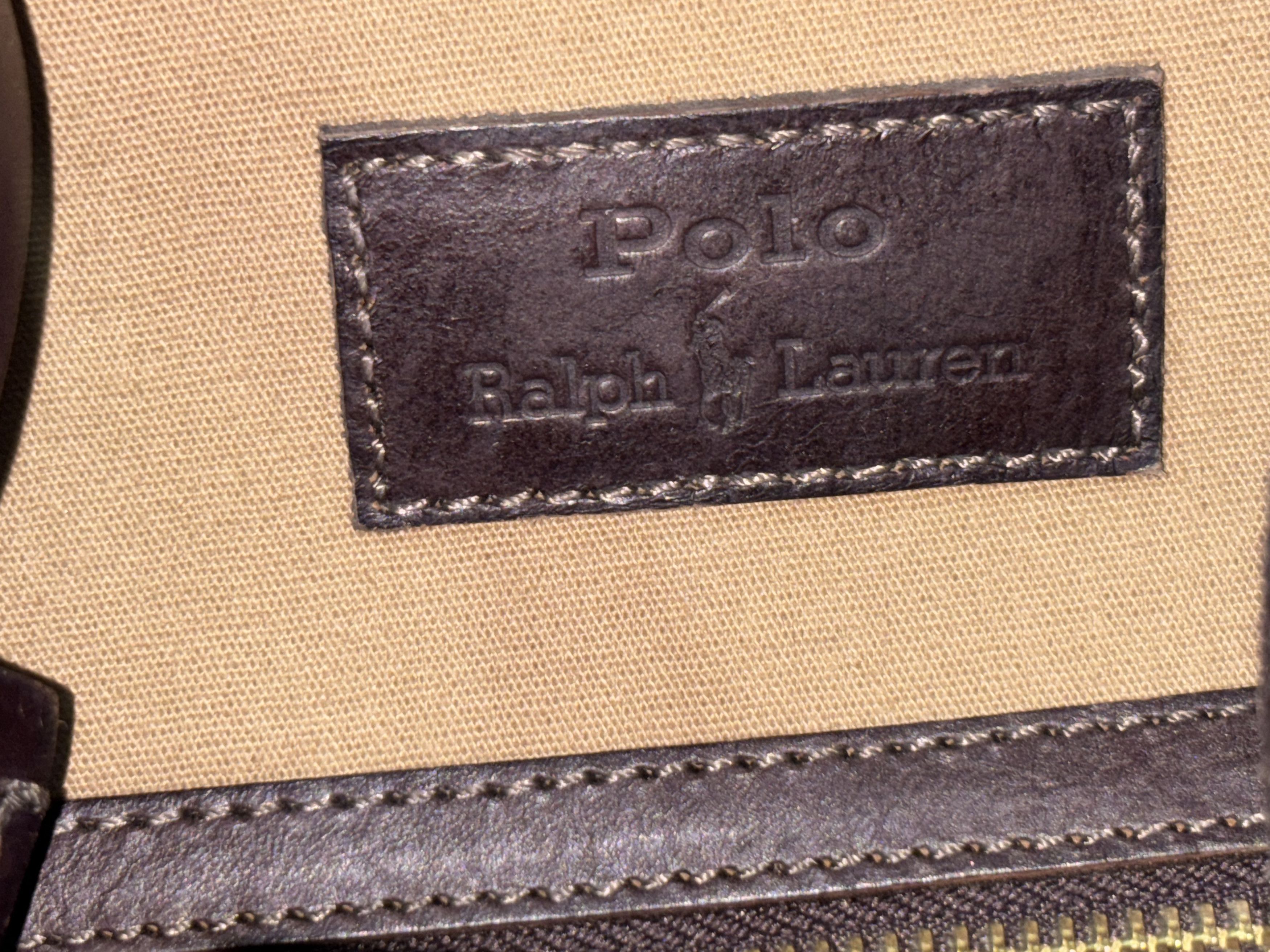 Polo Ralph Lauren POLO RALPH LAUREN canvas - leather trim oversized tote bag Size ONE SIZE - 3 Thumbnail