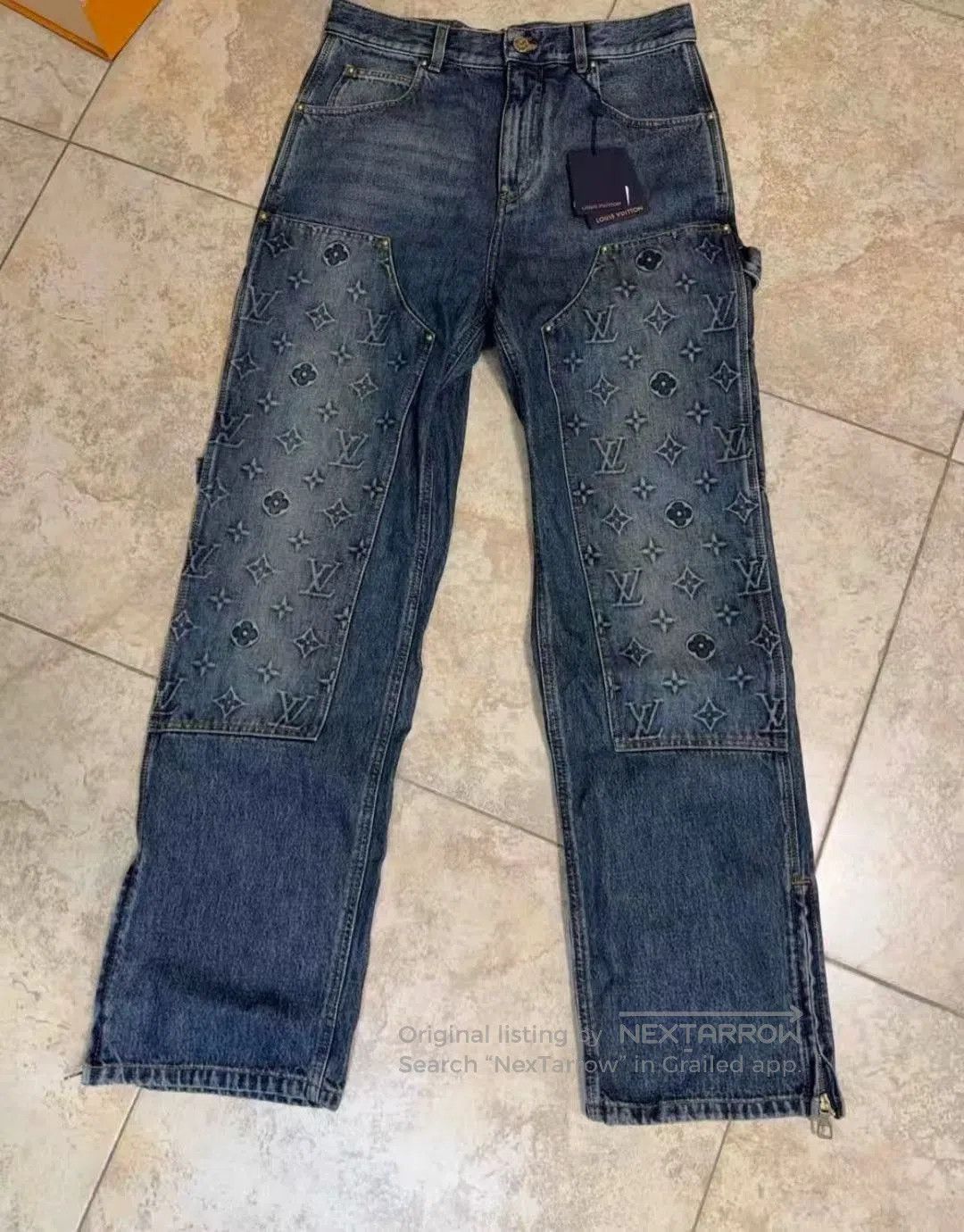 Louis Vuitton Louis Vuitton Washed Denim Jeans. Size US 30 / EU 46 - 1 Thumbnail