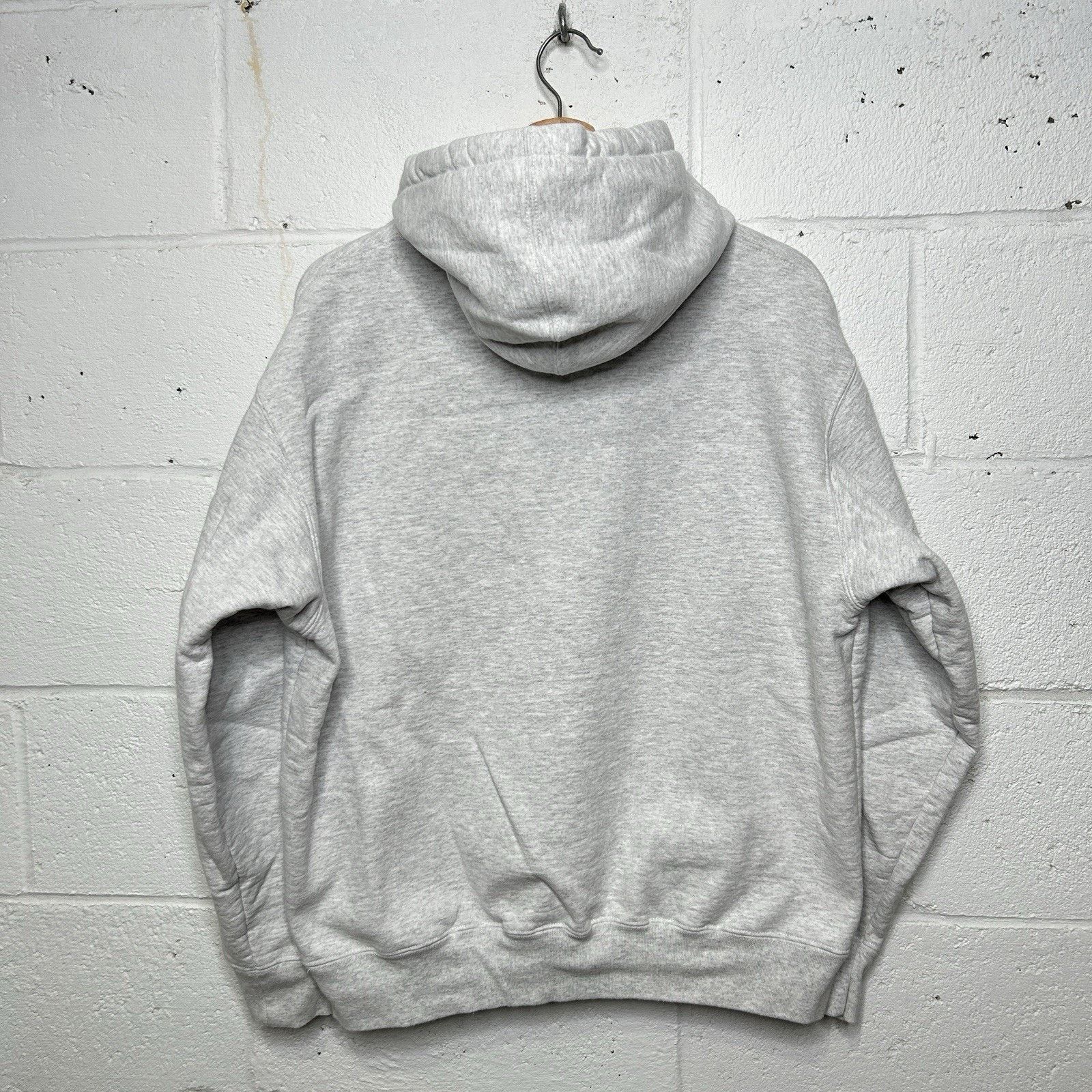 Supreme Supreme Script Hooded Pullover “Ash Grey” SS23 Size US M / EU 48-50 / 2 - 3 Thumbnail
