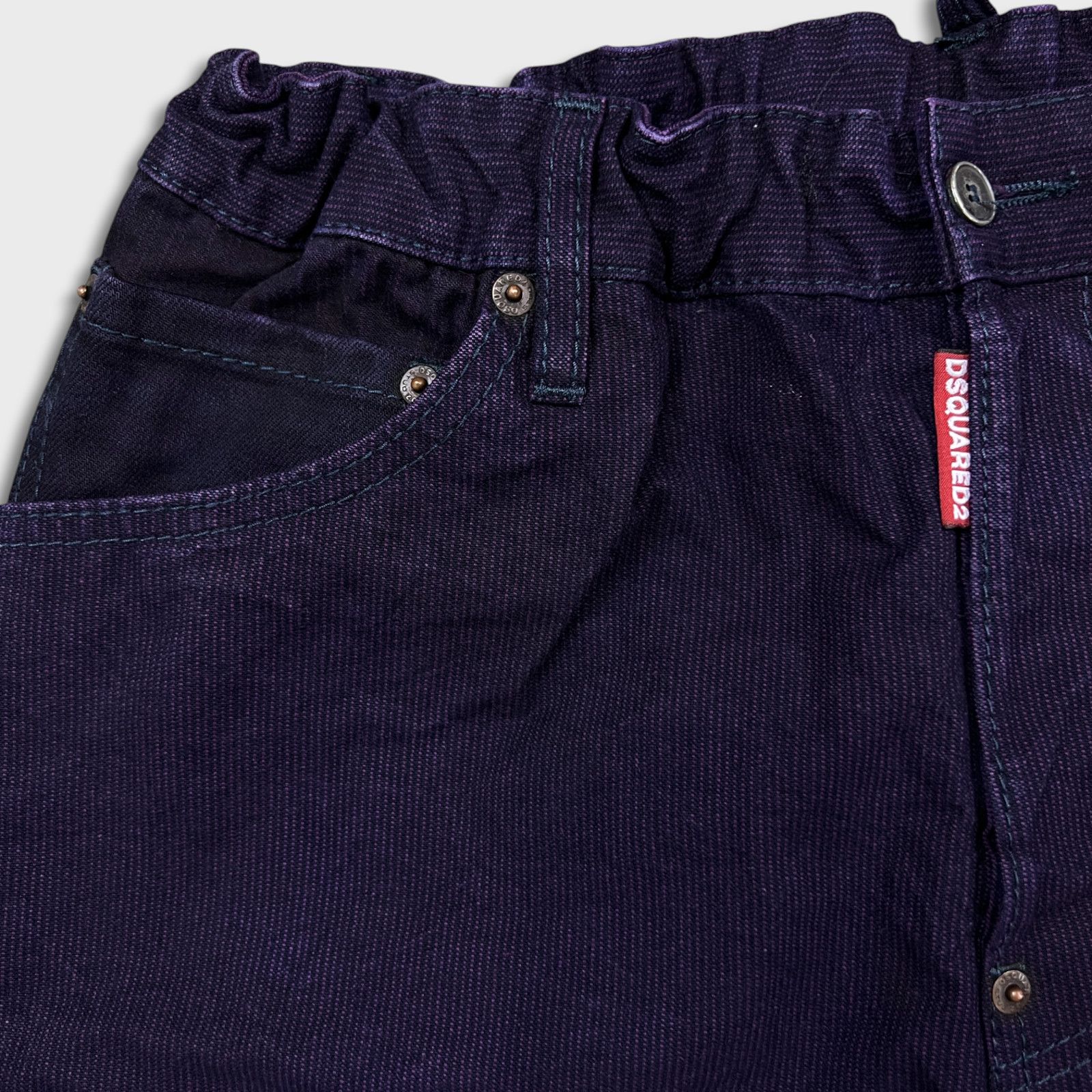 Designer × Dsquared2 Dsquared2 Workwear Jean 30x26 DSQ2 Hemmed Leg Casual Trouser Size US 30 / EU 46 - 3 Thumbnail