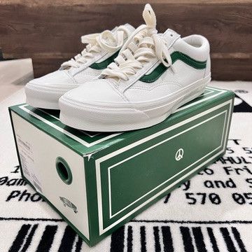 image of Museum Of Peace And Quiet OG Lx 'white Green' Leather Shoes, Men's (Size 8)