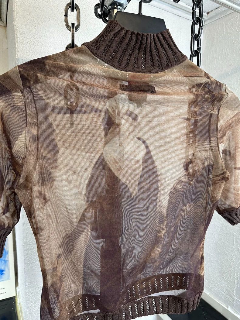 Jean Paul Gaultier Jean paul gaultier Spliced tights short sleeves 2504-Nextar Size S / US 4 / IT 40 - 6 Thumbnail