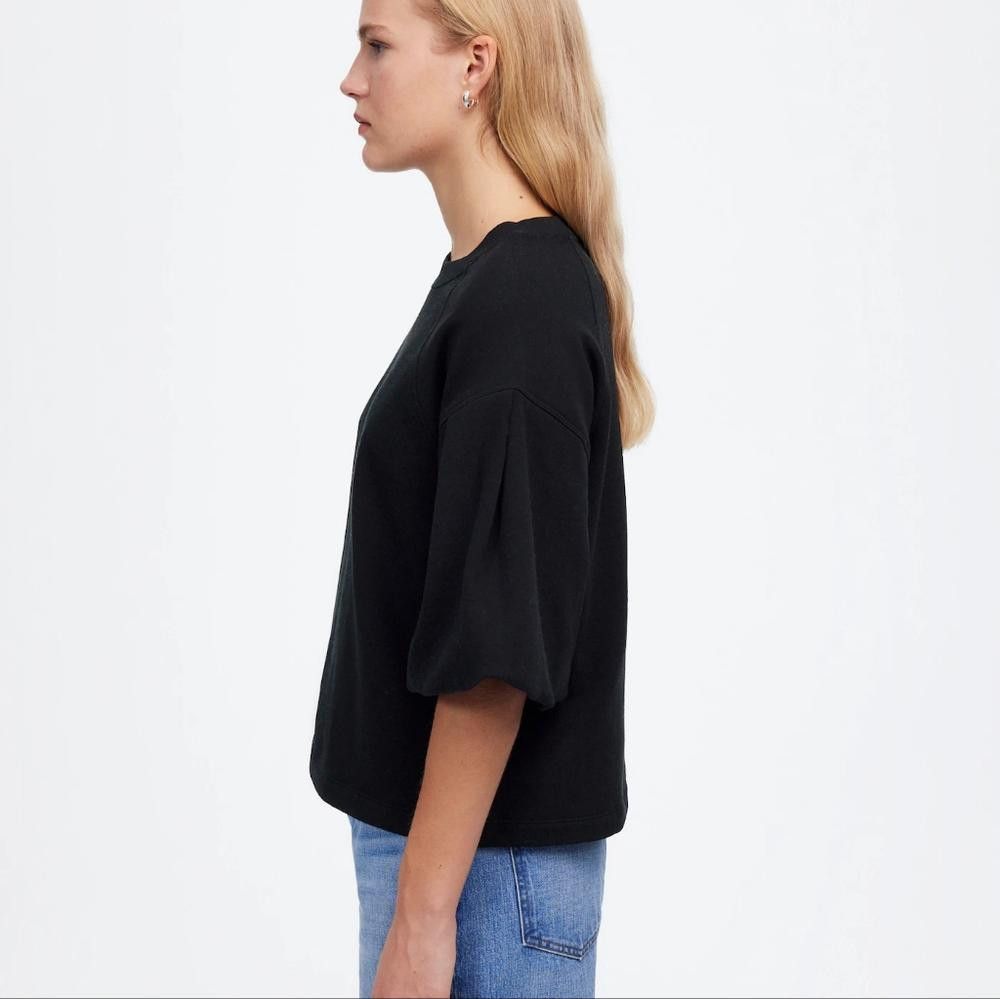 Madewell Madewell Puff-Sleeve Sweatshirt Tee Size XXS / US 00 / IT 34 - 2 Thumbnail
