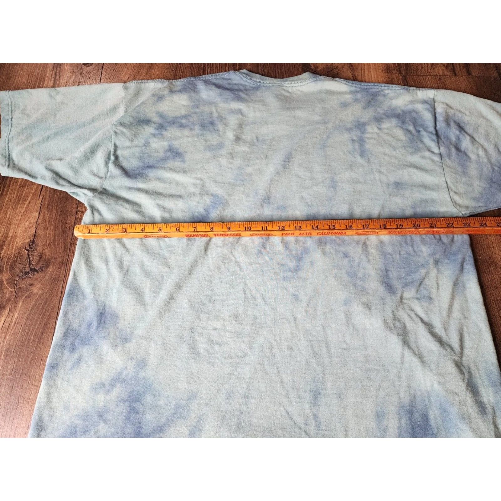 Jerzees VINTAGE T-Shirt Granny Poem Tie Dye Floral Distressed Mother's Day Grandma Adult XL Blue Jerzees Short Sleeve Crew Neck 80s 90s Womens Size L / US 10 / IT 46 - 4 Thumbnail