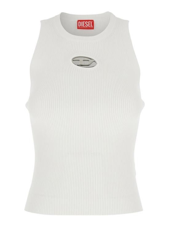 Diesel DIESEL Women Tops A174500DLAX100 White Size M / US 6-8 / IT 42-44 - 1 Thumbnail