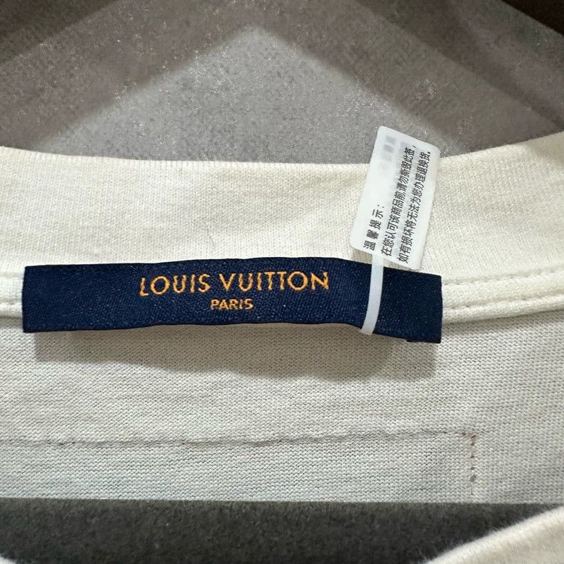 Louis Vuitton Louis Vuitton Cartoon Graffiti White Short Sleeve 2505-Next Size US XL / EU 56 / 4 - 4 Thumbnail