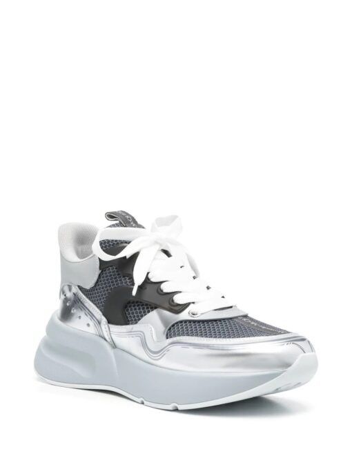 Alexander McQueen o1w1db10725 Oversized Runner in Grey Size US 8 / EU 41 - 3 Thumbnail