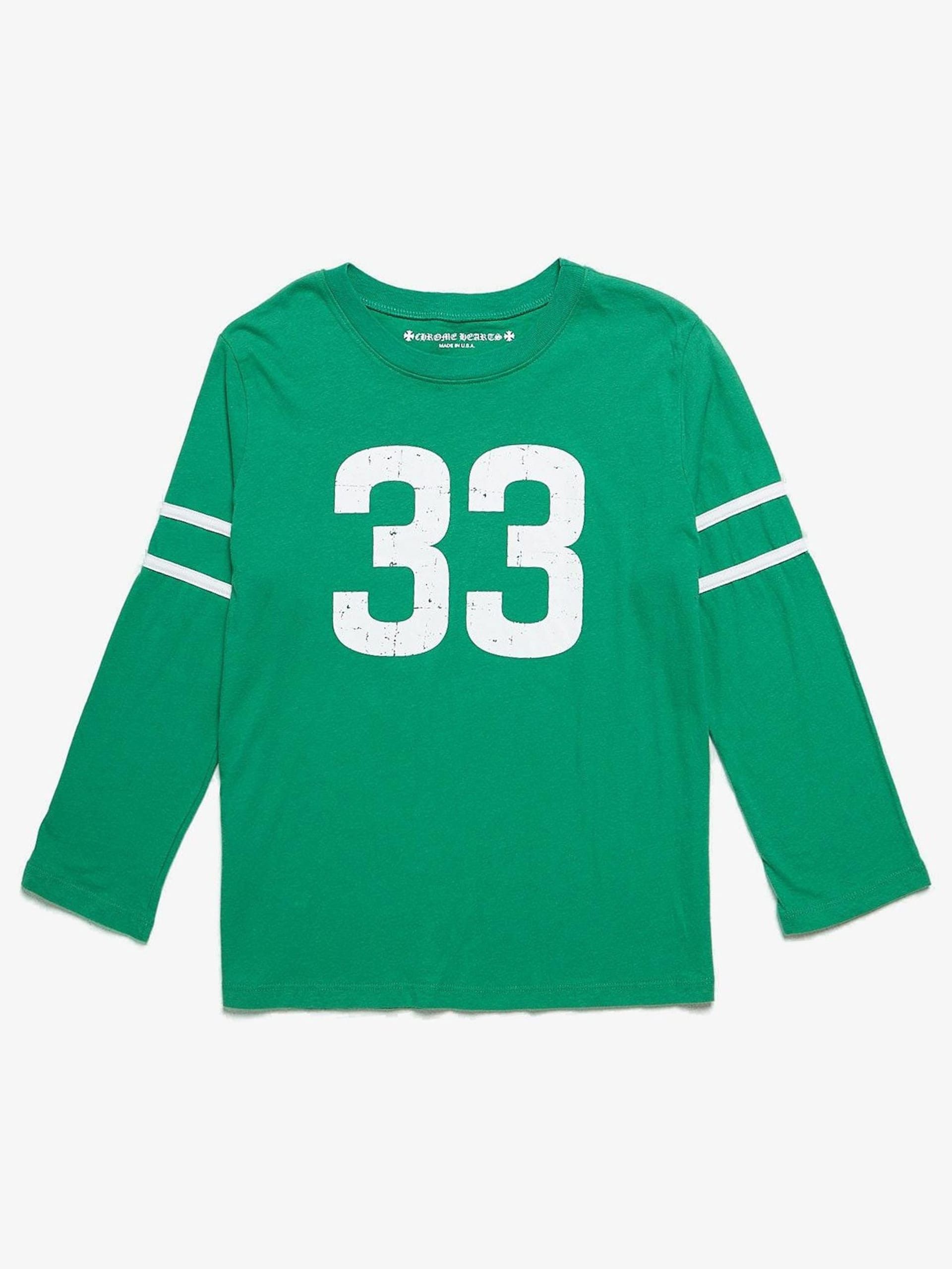 Chrome Hearts Green Printed Cotton Longsleeve Size US S / EU 44-46 / 1 - 1 Thumbnail