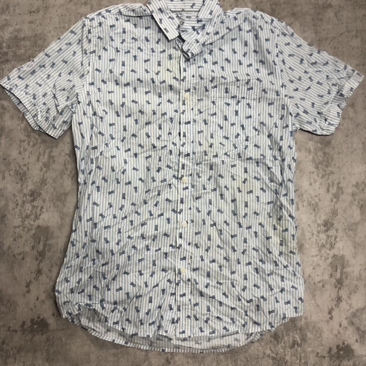 Other Blue and white striped button-up shirt #stripes Size US M / EU 48-50 / 2 - 1 Thumbnail