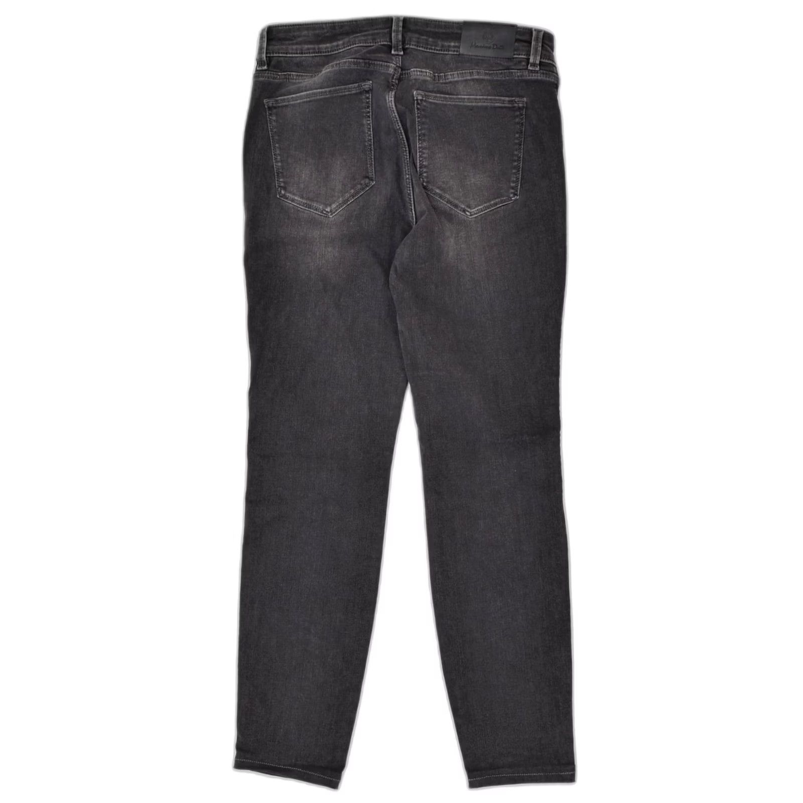 Massimo Dutti MASSIMO DUTTI Womens Skinny Jeans Black US 8 Medium W30 L26 Size 30" / US 8 / IT 44 - 2 Thumbnail