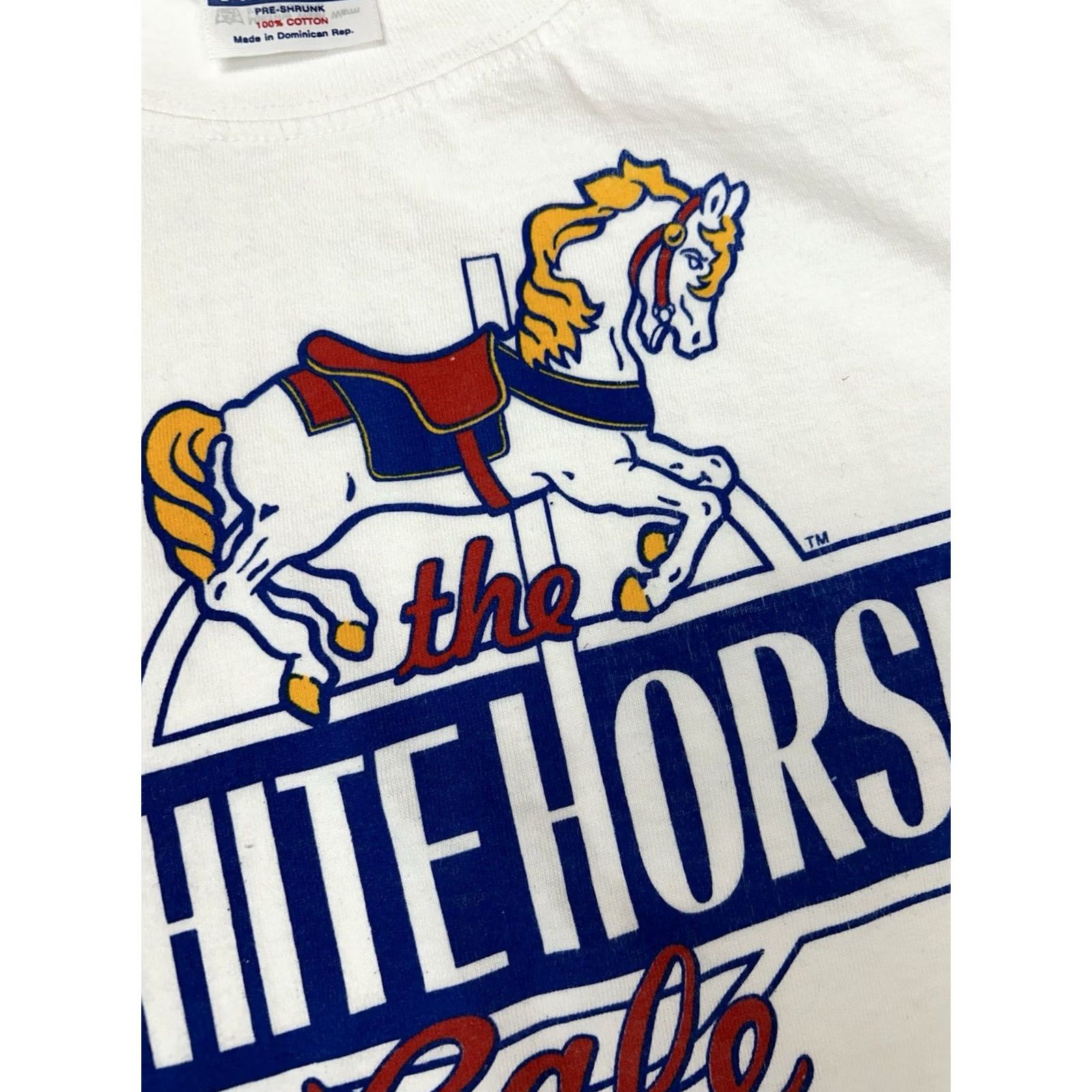 Vintage VINTAGE The White Horse Cafe Knoxville Tennessee T-Shirt 90s White Lrg Mens Size US L / EU 52-54 / 3 - 3 Thumbnail