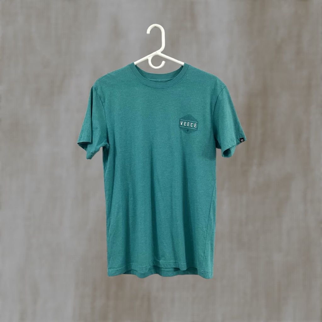 Vintage Veece Embarked T-shirt Men Regular Short Sleeve Crew Neck Graphic Print Blue M Size US M / EU 48-50 / 2 - 1 Thumbnail