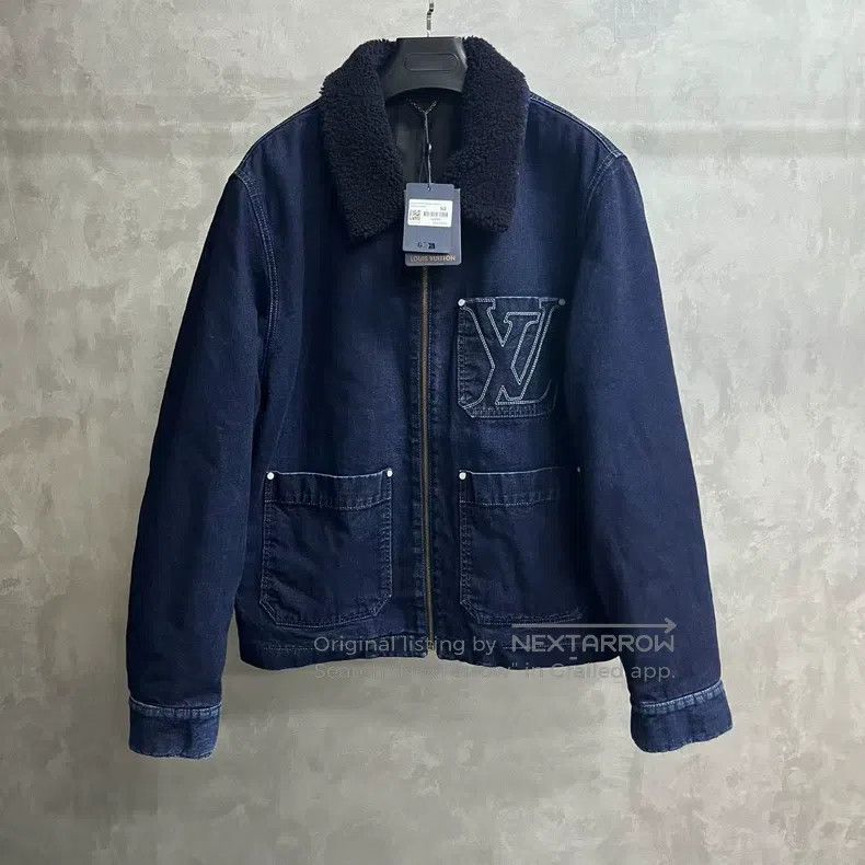 Louis Vuitton Louis Vuitton 25 Newest Blue Zip Patchwork Lapel Long Slee Size US L / EU 52-54 / 3 - 1 Thumbnail