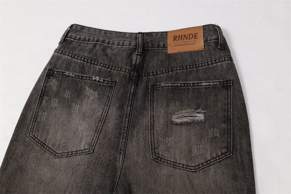 Japanese Brand Men's washed distressed heavy duty flared jeans Size US 32 / EU 48 - 5 Thumbnail