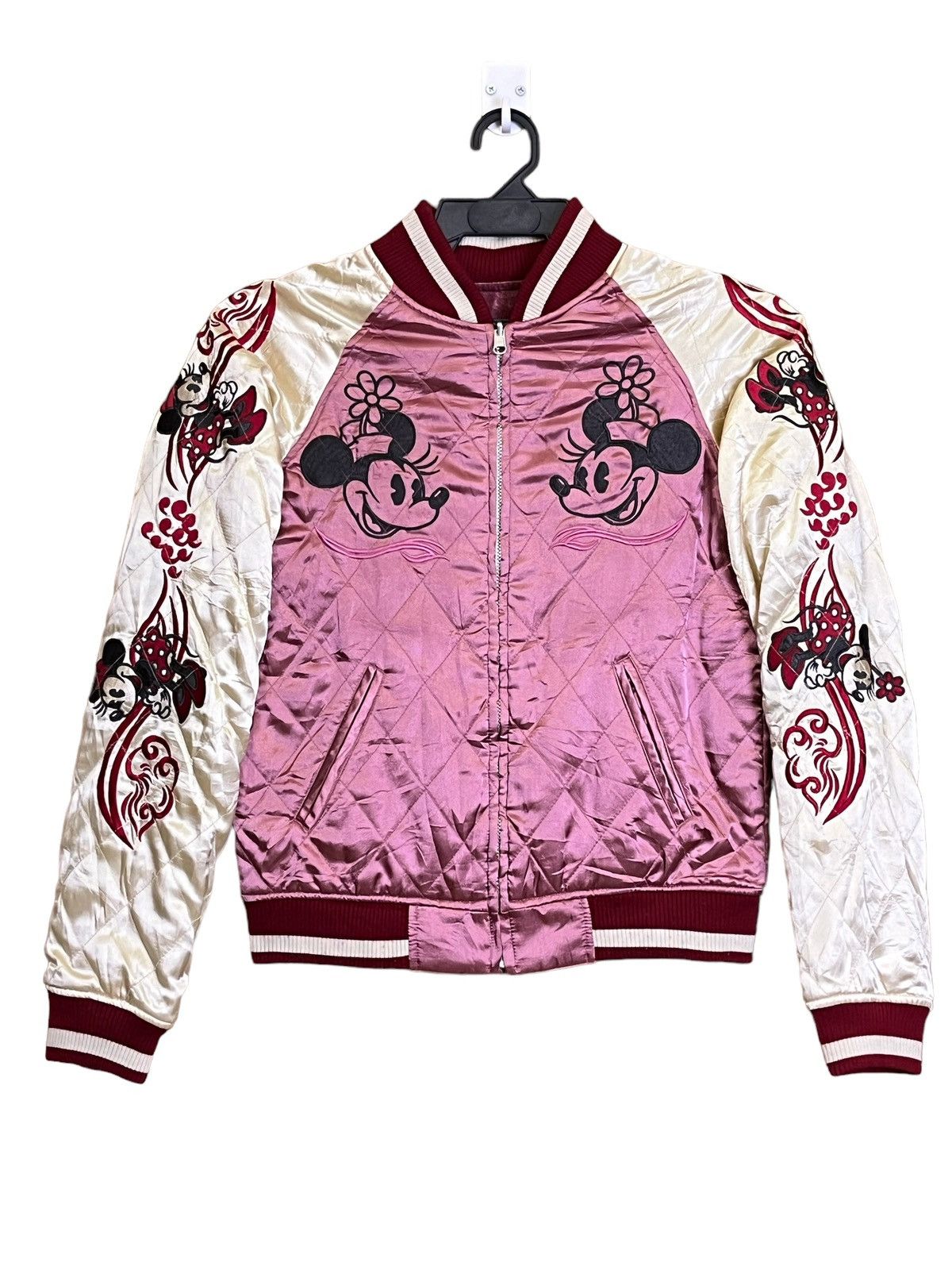 Disney SUKAJAN DISNEY MINNIE MOUSE NYLON/VELVET REVERSIBLE JACKET Size US XS / EU 42 / 0 - 2 Thumbnail