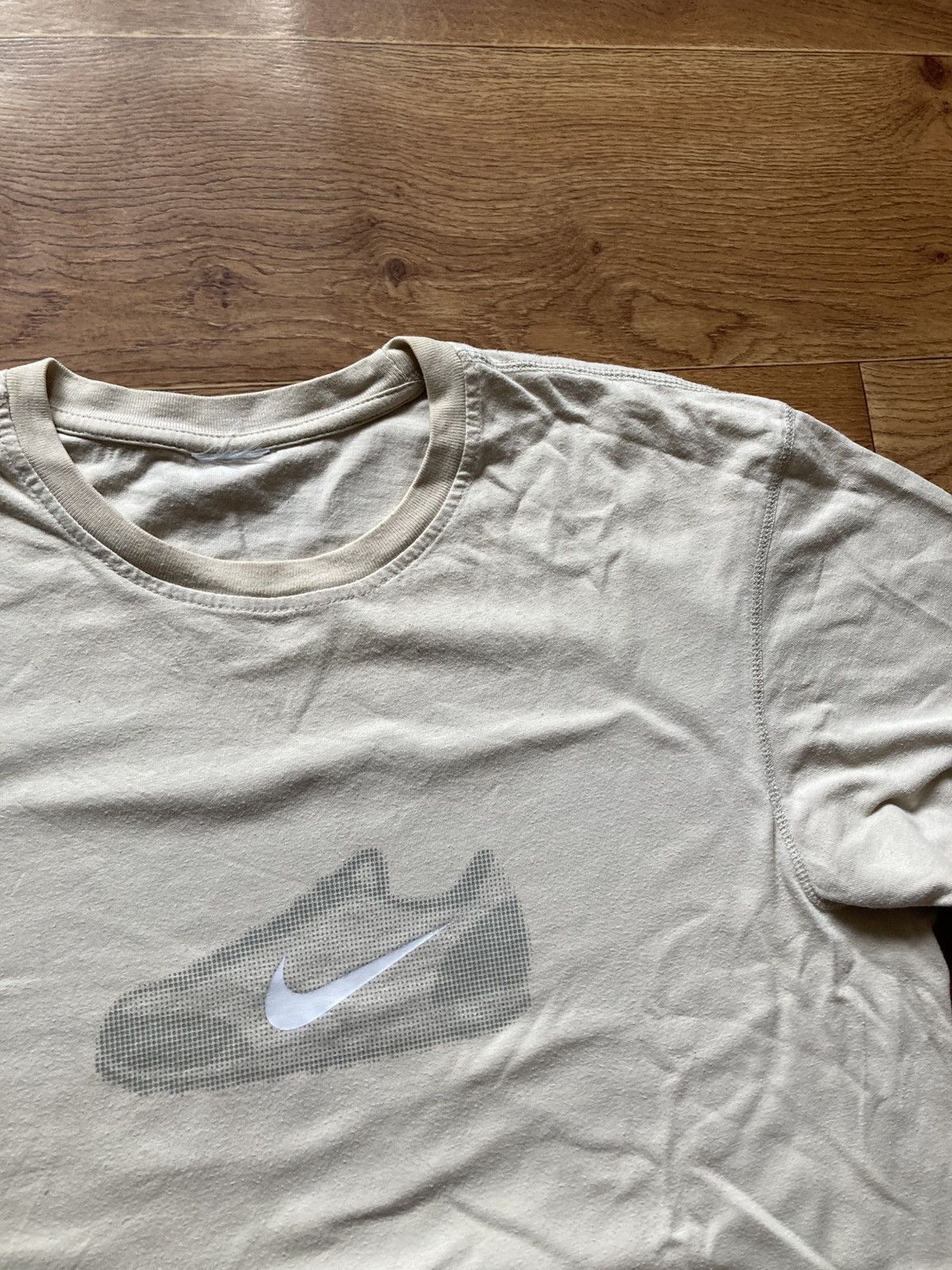 Nike × Vintage Vintage 90s Nike central swoish logo tee tshirt L y2k drip Size US M / EU 48-50 / 2 - 5 Thumbnail