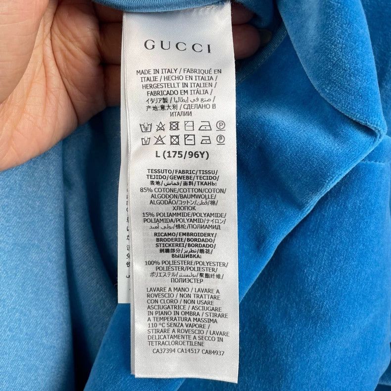 Gucci Gucci Blue velvet dress 2505-Nextarrow Size L / US 10 / IT 46 - 4 Thumbnail