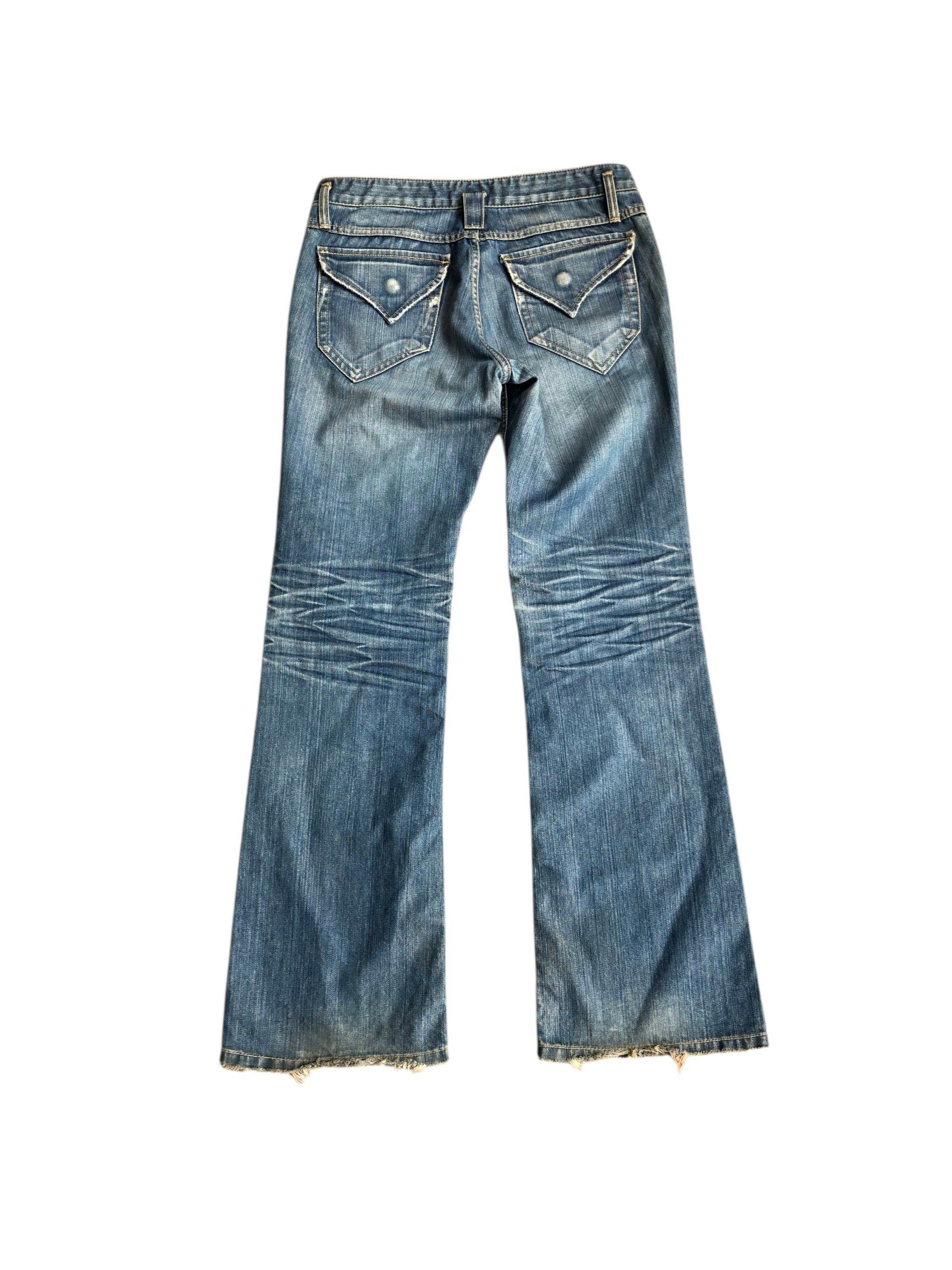 If Six Was Nine 2000s Flared Bootcut Jeans Vkei Style Y2k Japanese Size US 30 / EU 46 - 1 Thumbnail