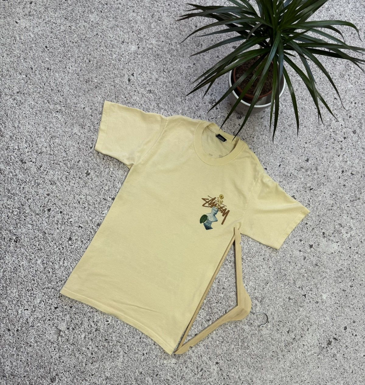 Stussy × Vintage Vintage 90’s Stussy Psychedelic Made In USA T-Shirt Y2K Hype Size US S / EU 44-46 / 1 - 2 Thumbnail