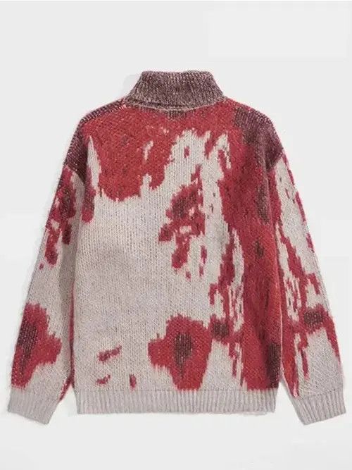Japanese Brand × Vintage Men's loose sweater with graffiti y2k Size US M / EU 48-50 / 2 - 2 Thumbnail