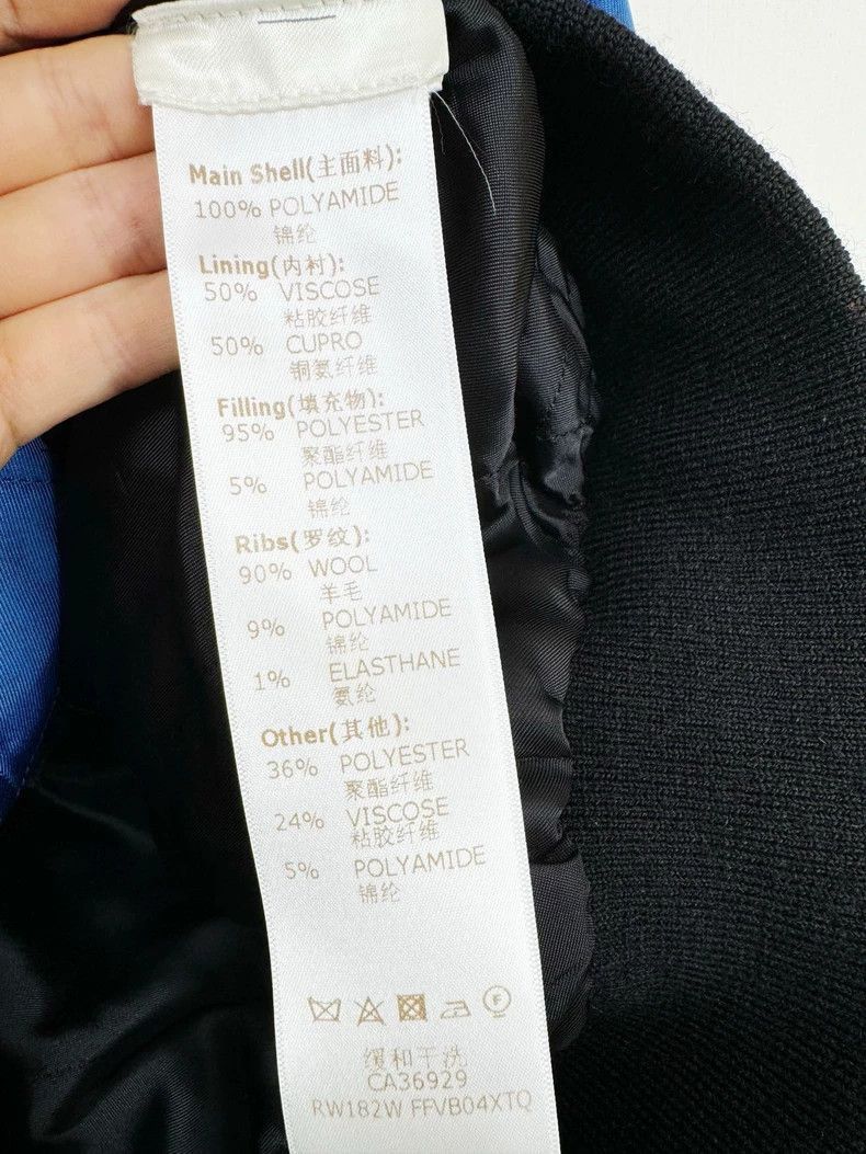 Louis Vuitton Louis Vuitton Blue Bomber Jacket with Embellishments -2505 Size M / US 6-8 / IT 42-44 - 6 Thumbnail