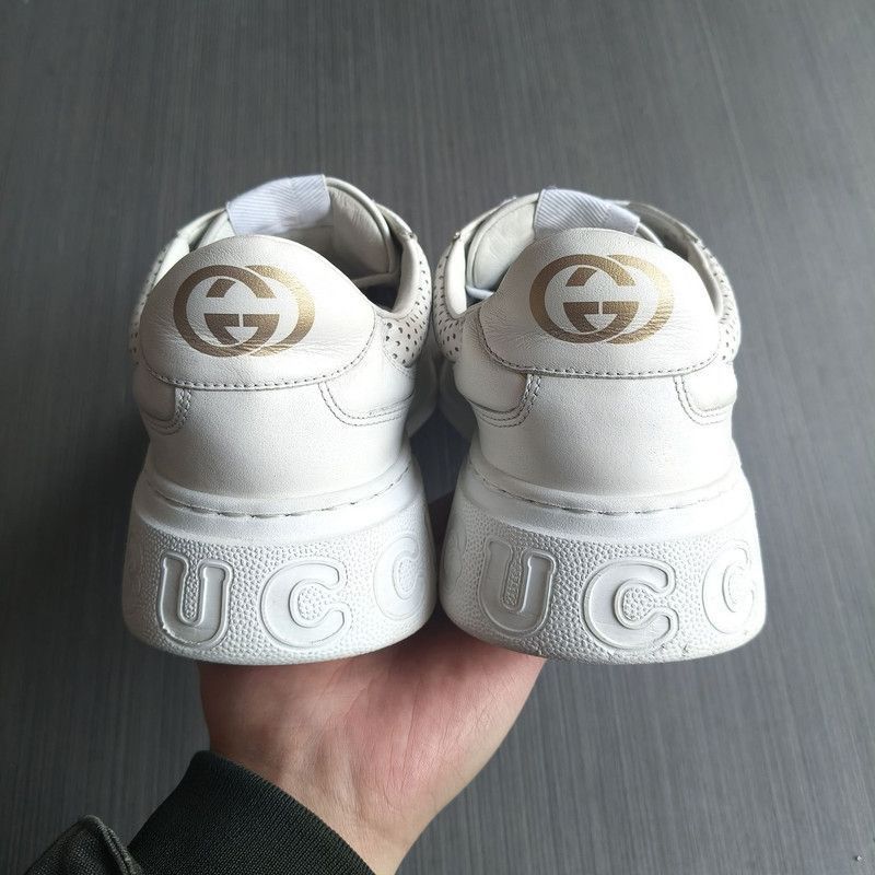 Gucci Gucci GG Print White Casual Sneakers for Men - Size US 9.5 / EU 42-43 - 1 Thumbnail