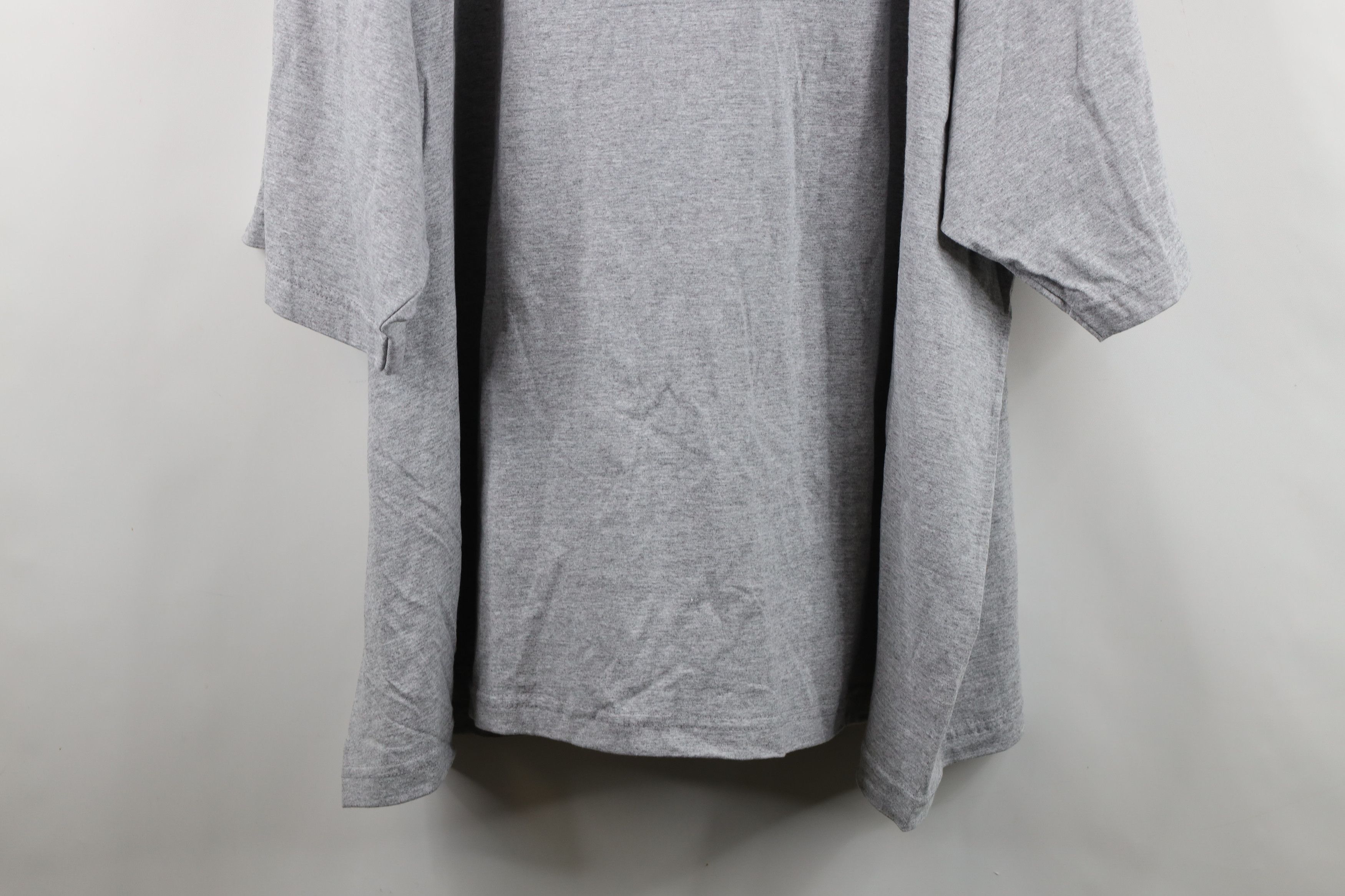 Vintage Vintage 90s Streetwear Short Sleeve T-Shirt Heather Gray Size US XXL / EU 58 / 5 - 12 Thumbnail