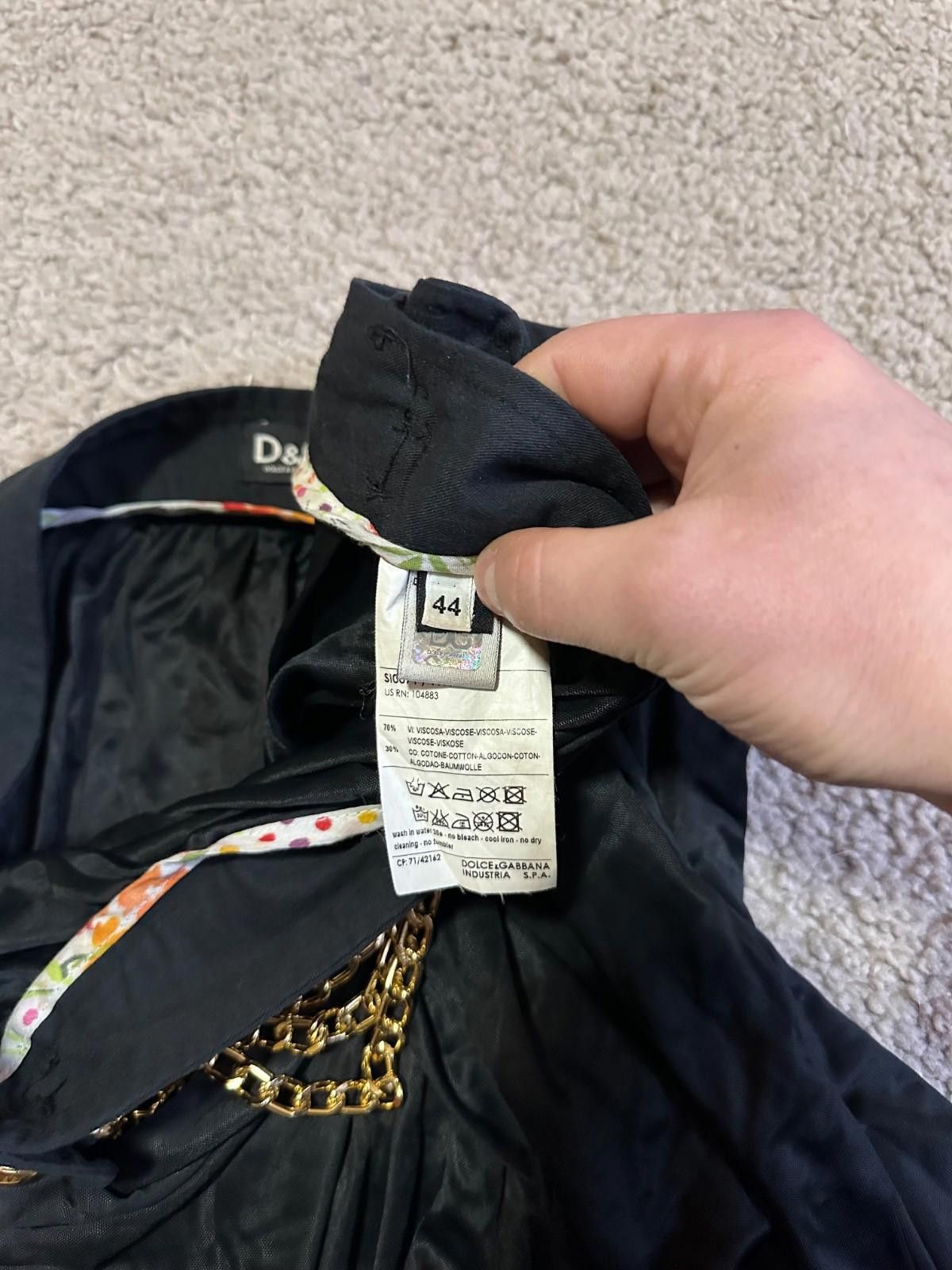 Dolce & Gabbana Dolce&Gabbana Black Mini Skirt Size 44 Size 30" / US 8 / IT 44 - 6 Thumbnail