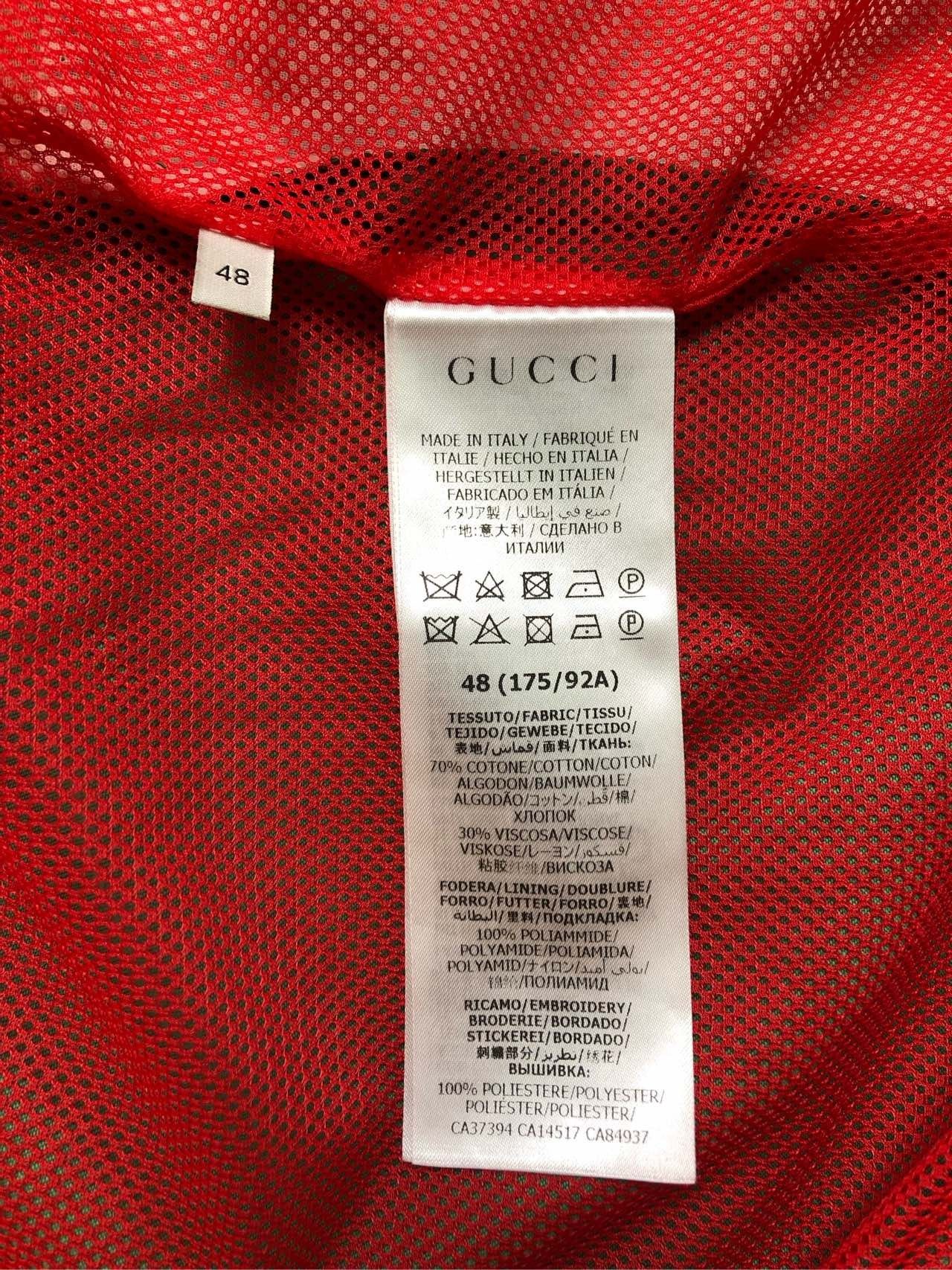 Gucci Gucci Letter embroidery logo zipper jacket 2501-Nextarrow Size US M / EU 48-50 / 2 - 6 Thumbnail