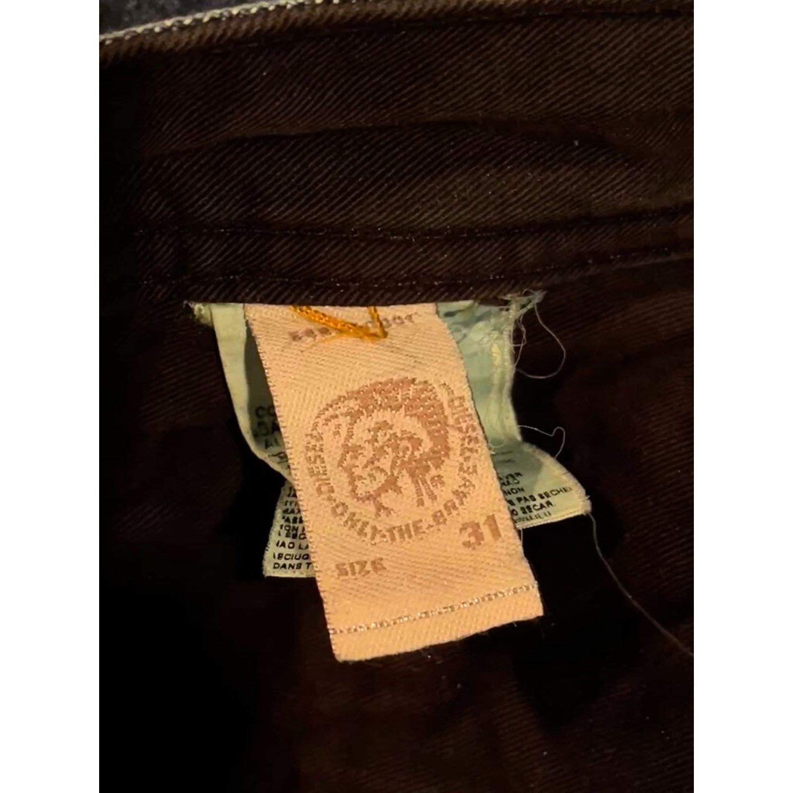 Diesel Diesel Timmen 008GE Jeans W31 L34 Button Fly Straight Fit Size US 31 - 9 Thumbnail