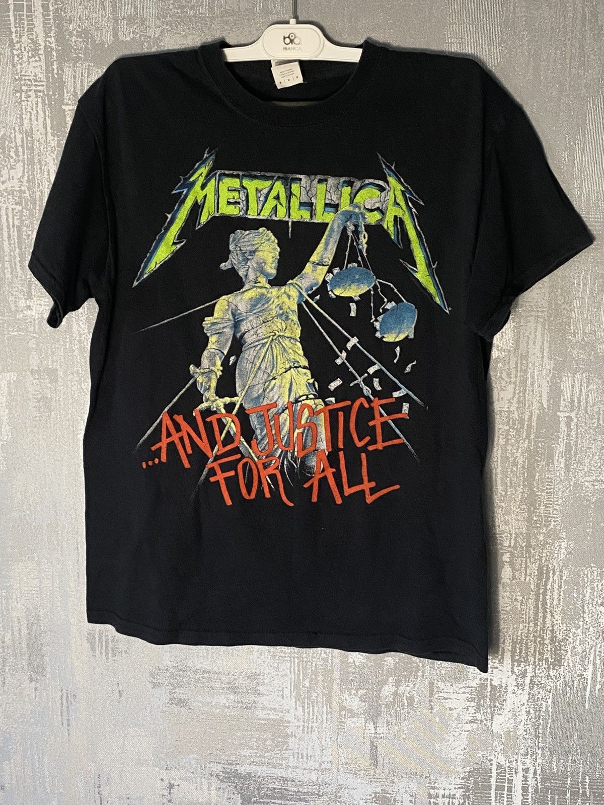 Metallica × Vintage Vintage Metallica And Justice For All Rock T-shirt 2006 Size US M / EU 48-50 / 2 - 1 Thumbnail