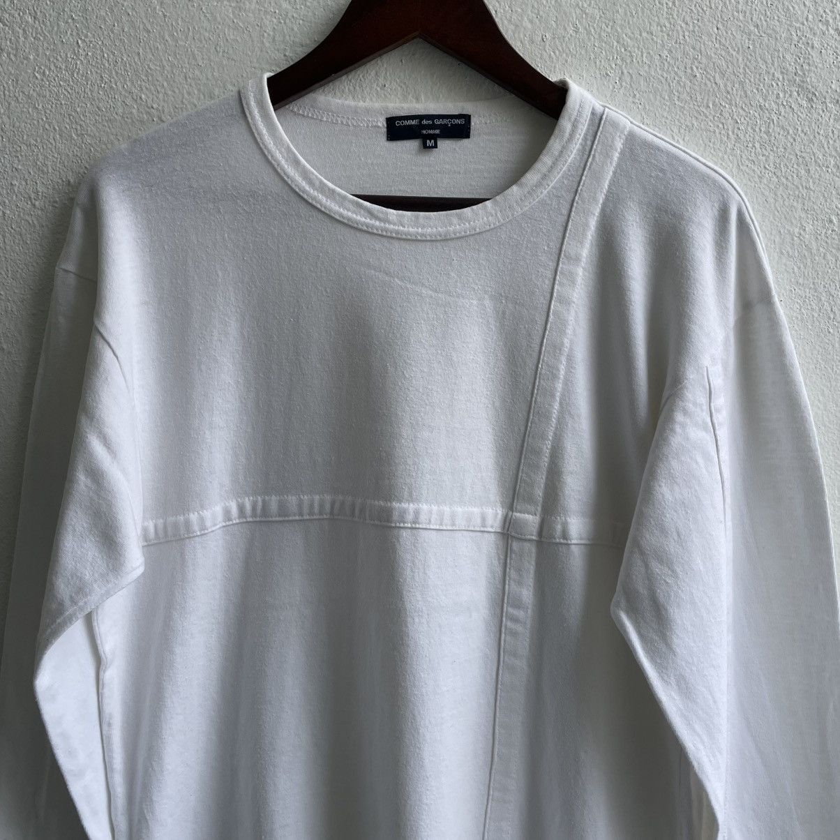 Comme des Garcons Homme Vintage Comme des Garçons "AD2004" Panelled Longsleeve Shirt Size US M / EU 48-50 / 2 - 3 Thumbnail