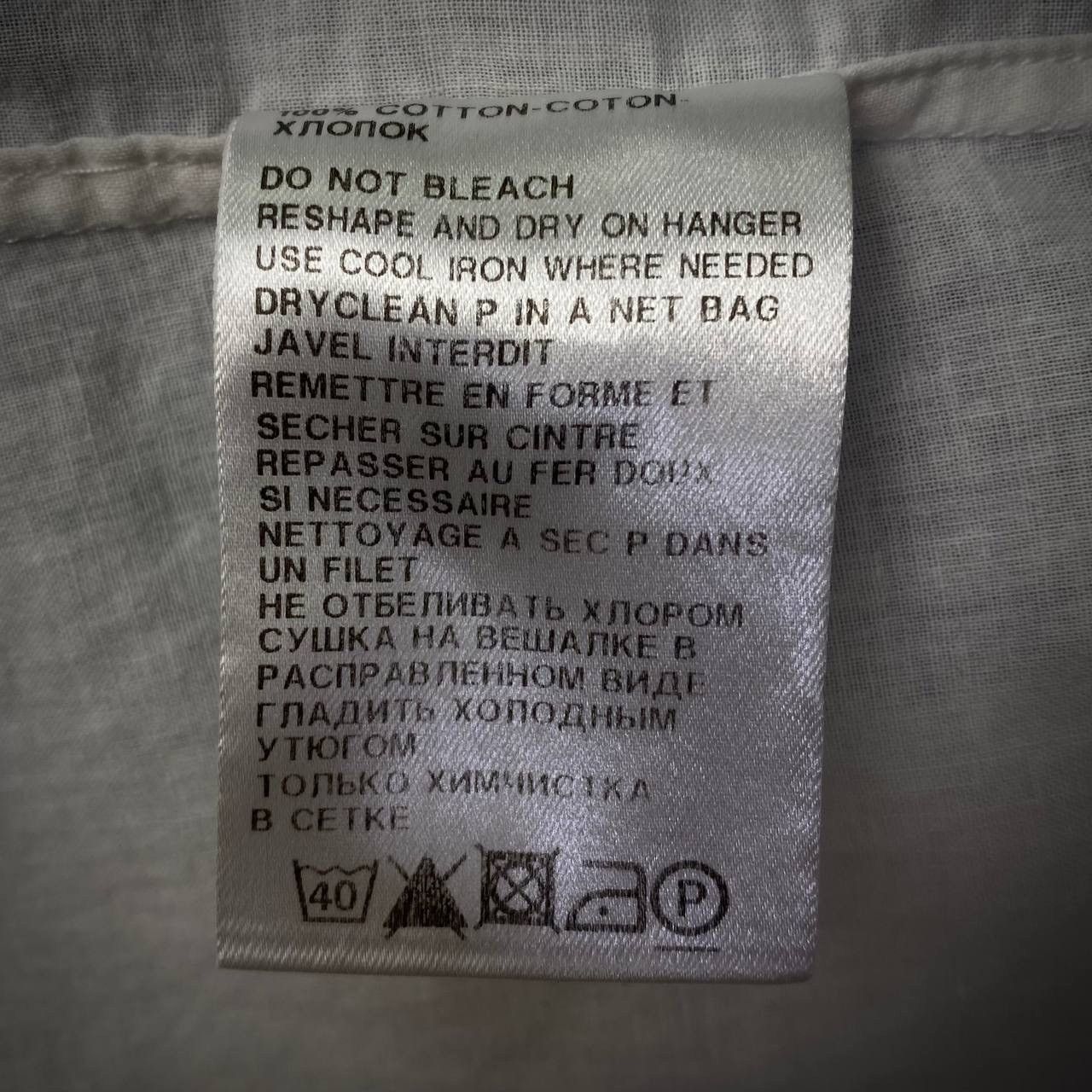 Ann Demeulemeester Shirt with double collar and cuffs M Size 48R - 8 Thumbnail