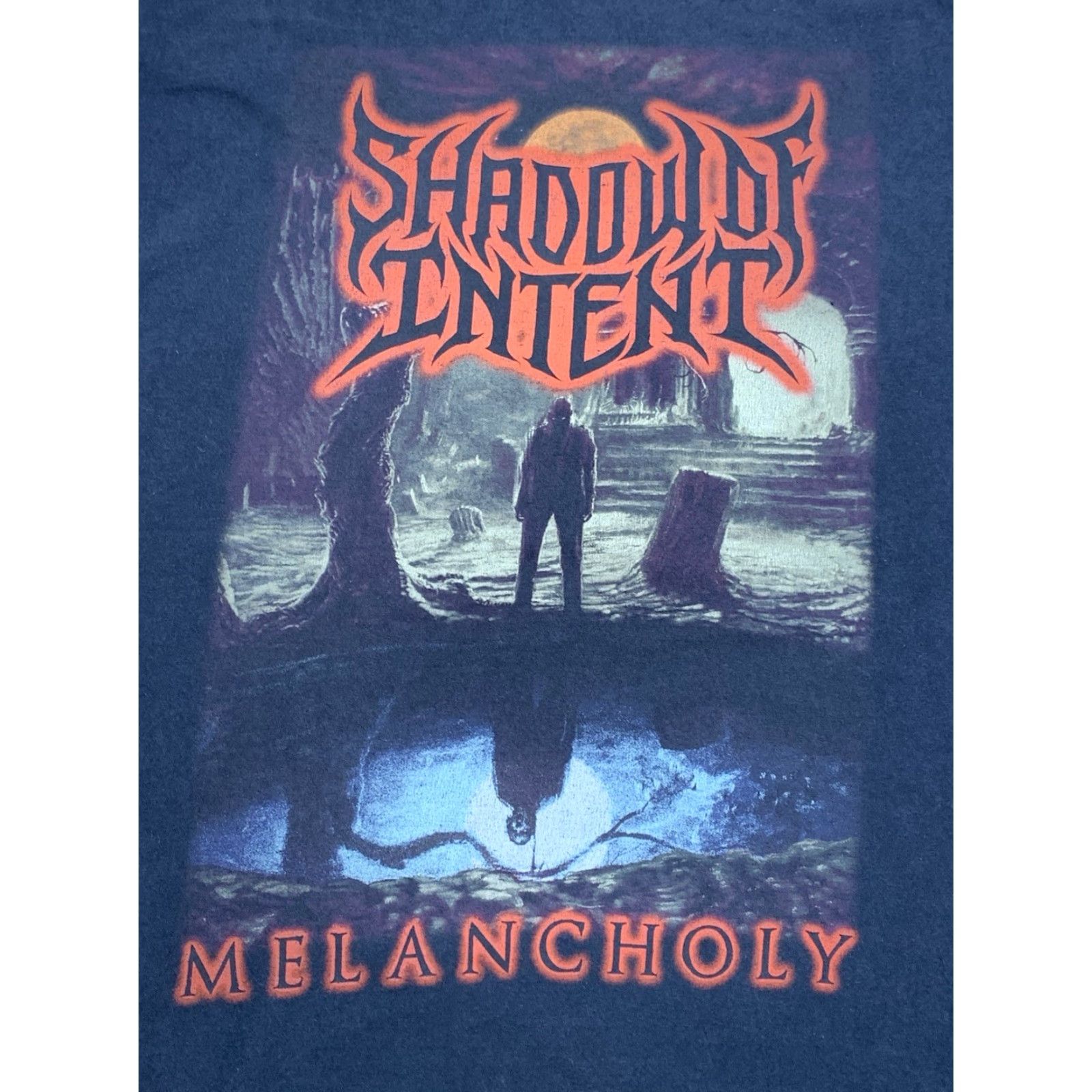 Vintage Shadow of Intent Band Shirt Mens S Black Melancholy World Tour 11647 Size US S / EU 44-46 / 1 - 2 Thumbnail