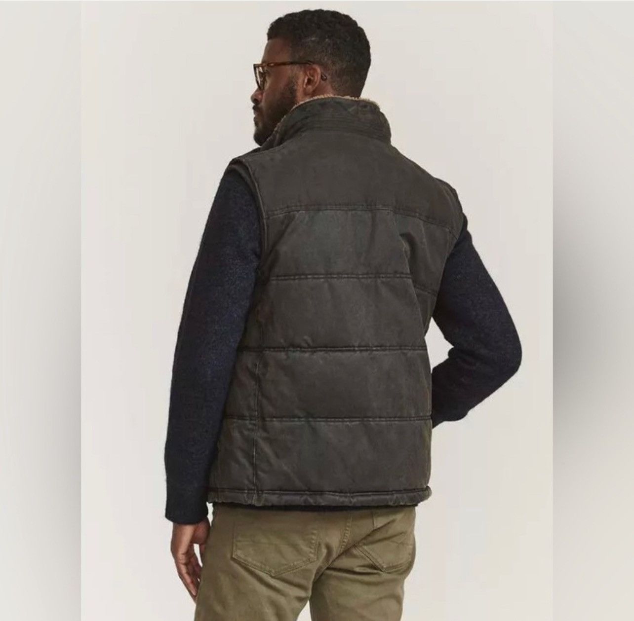 FatFace Denim Fleece Lined FatFace UK Paignton Gilet Brown Vest Size US XXL / EU 58 / 5 - 3 Thumbnail
