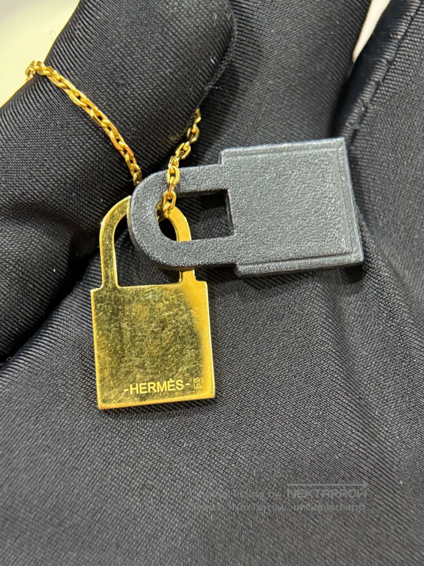 Hermes Hermes Gold Chain Necklace. Size ONE SIZE - 4 Thumbnail
