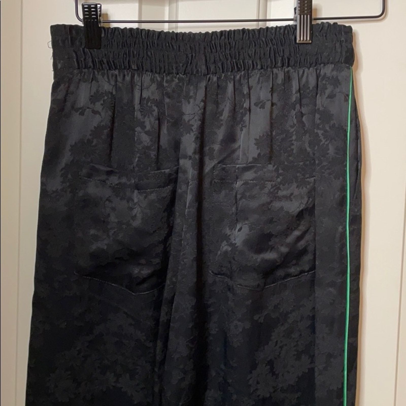 Maje Pasito Black Pants floral pants size 2 NWT