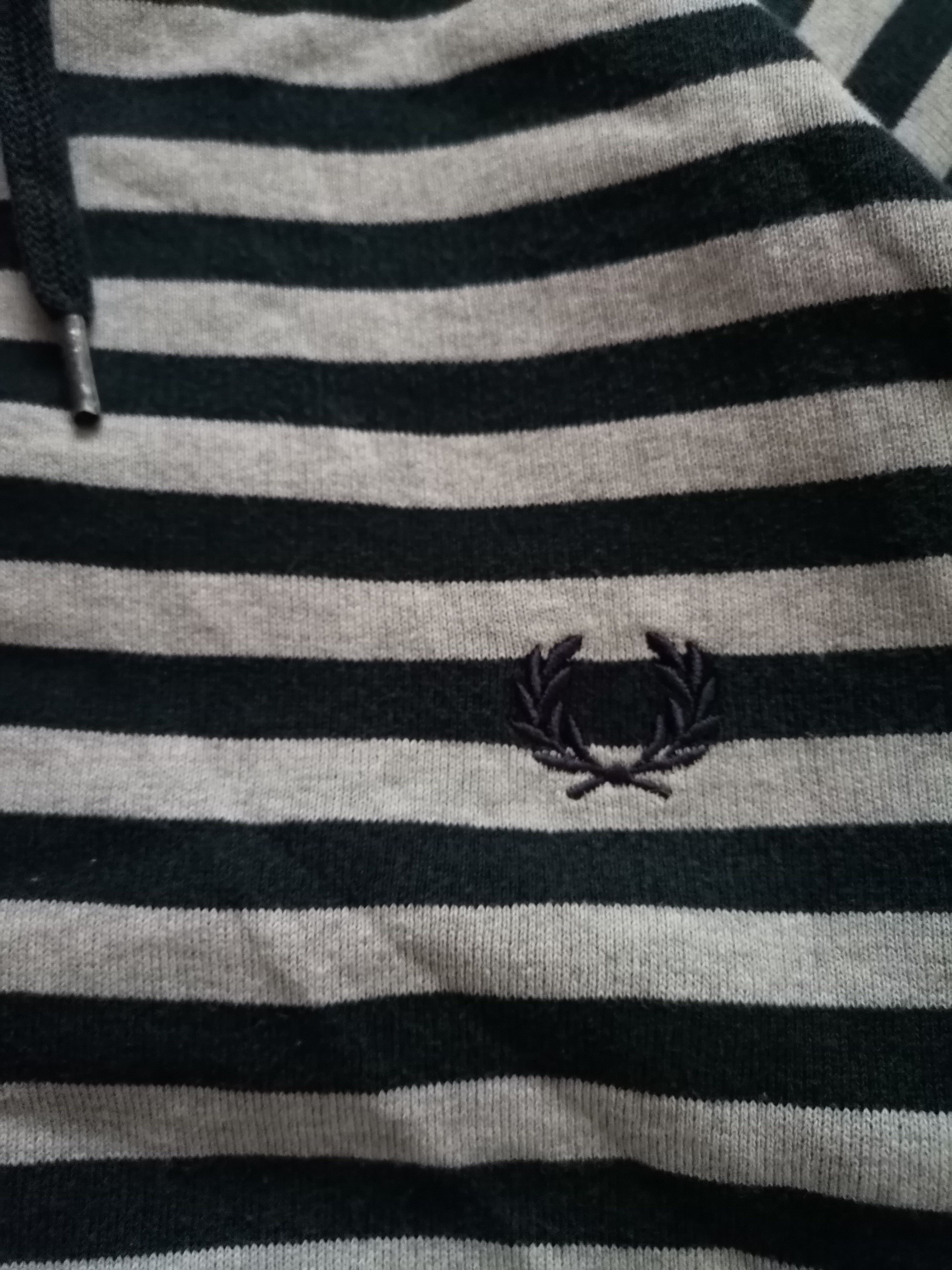 Fred Perry Vintage Fred Perry Striped Hoodie Size US L / EU 52-54 / 3 - 2 Thumbnail