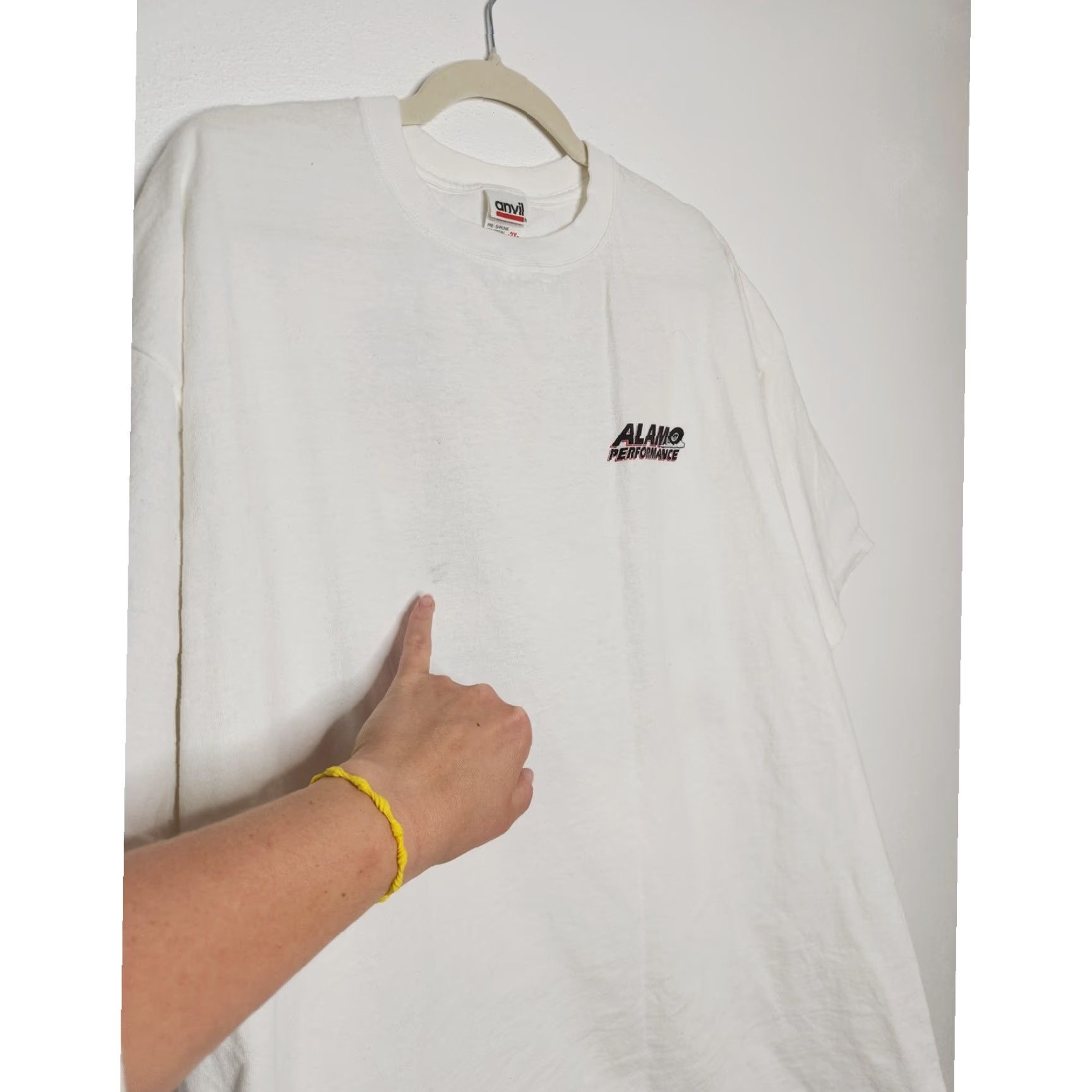 Anvil VINTAGE Alamo Performance San Antonio Texas Racing Skyline 2X White Cars Shirt Size US XXL / EU 58 / 5 - 3 Thumbnail