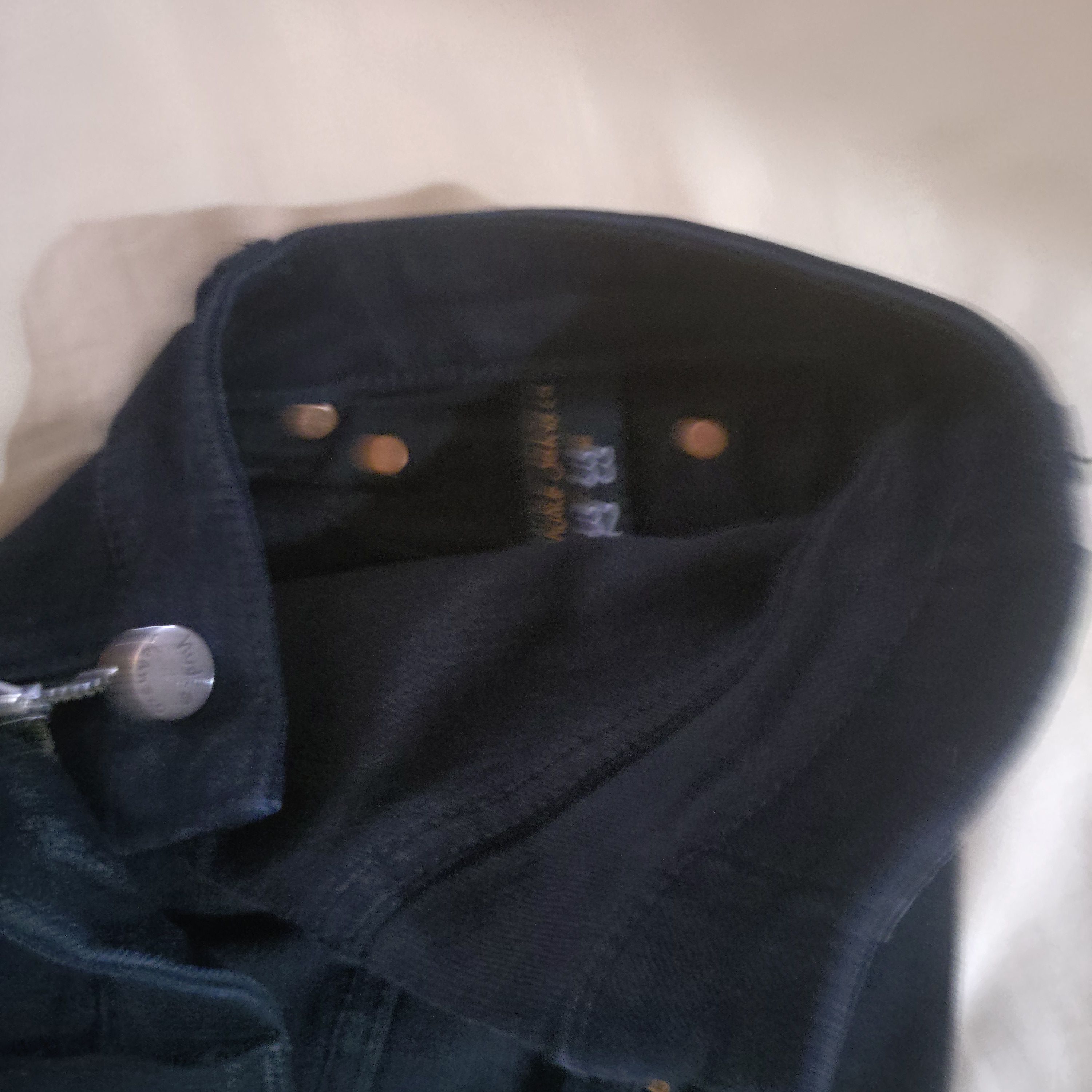 Nudie Jeans Nudie jeans skinny lin denim/ black black Size US 33 - 4 Thumbnail