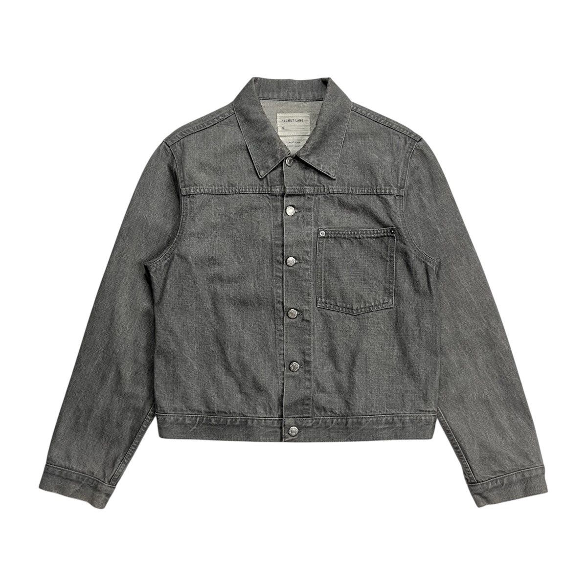 Helmut Lang SS 2000 Helmut Lang Grey Classic One Pocket Denim 