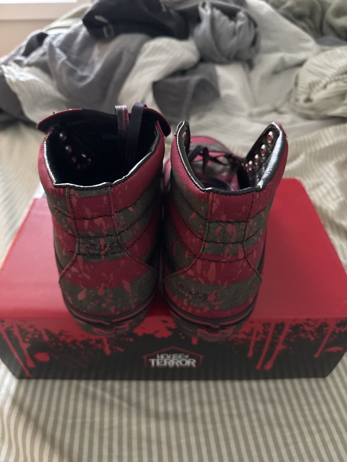 Vans Vans Sk8 House of Horrors Freddy Kruger Size US 11.5 / EU 44-45 - 4 Thumbnail