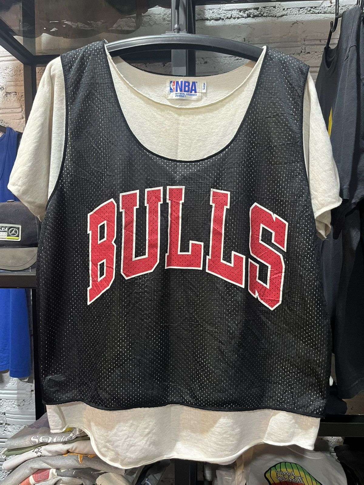 NBA Chicago Bulls Basketball NBA Tank Top Boxy Tee 90s Size US L / EU 52-54 / 3 - 1 Thumbnail
