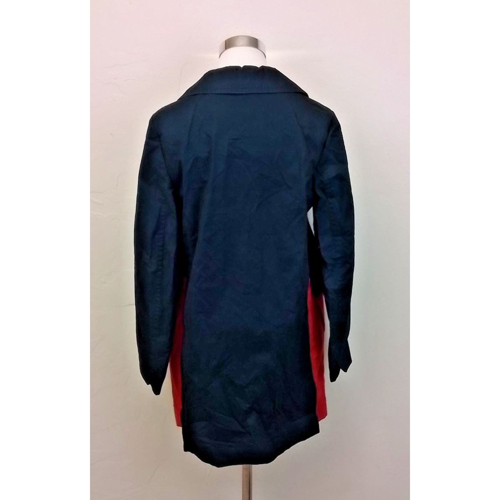 Coach Coach Trench Jacket Women's M Blue/Red #J3065 Size M / US 6-8 / IT 42-44 - 3 Thumbnail