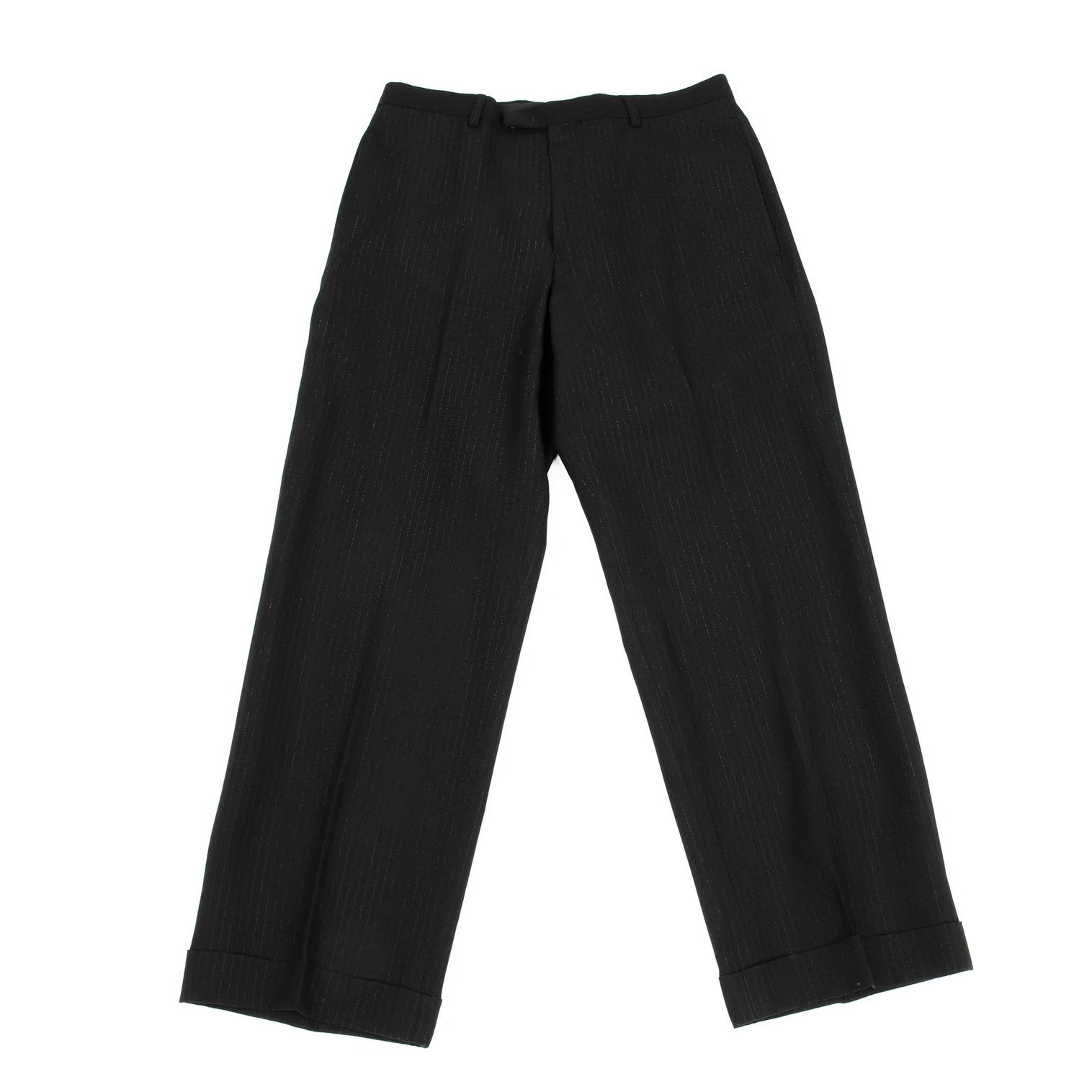 Jean Paul Gaultier Rayon Blend Lamé Stripe Setup in Black Size 48 Size US 32 / EU 48 - 11 Thumbnail