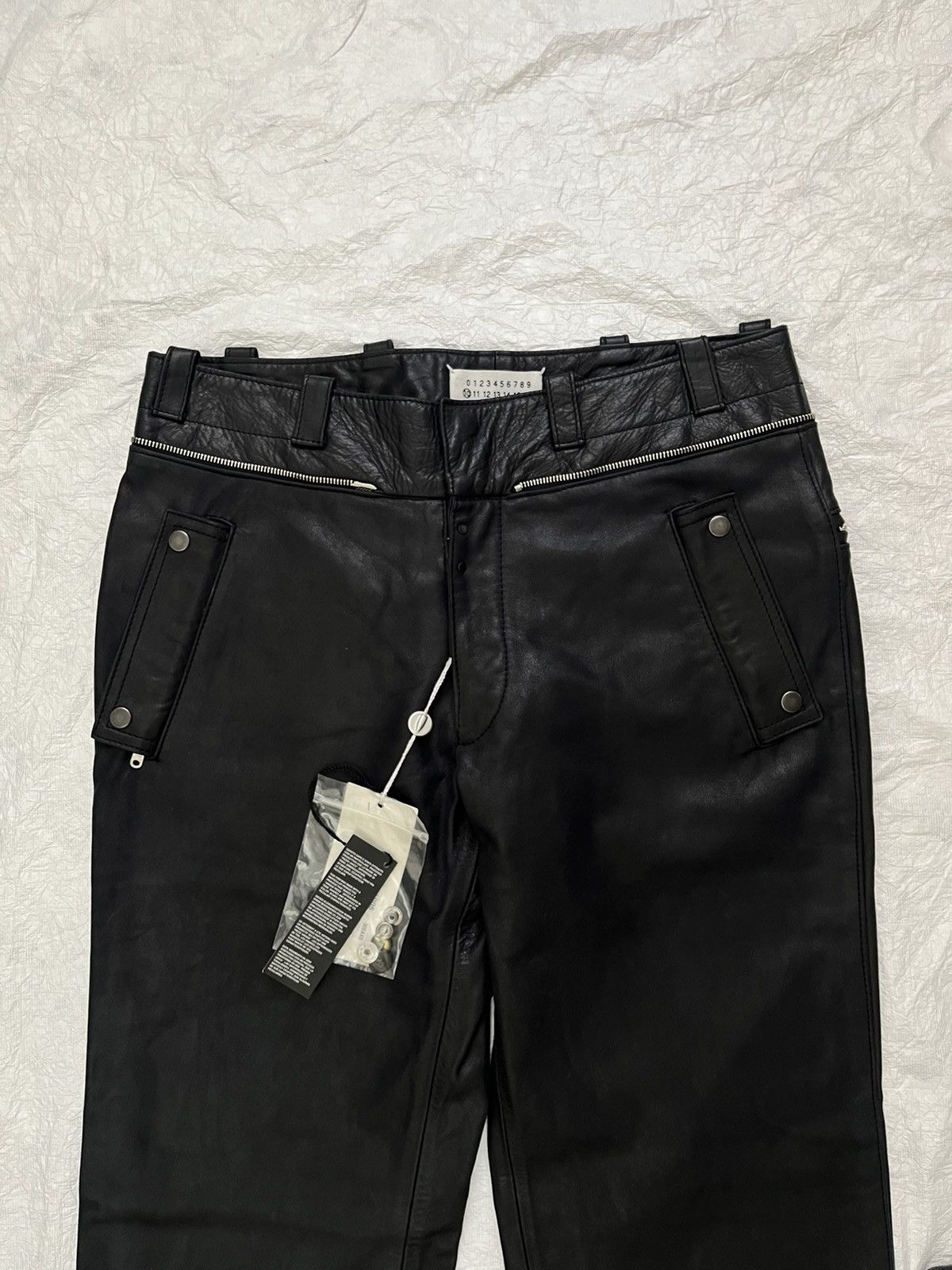Maison Margiela Maison Margiela Spring/Summer 2006 leather biker pants Size US 31 - 2 Thumbnail